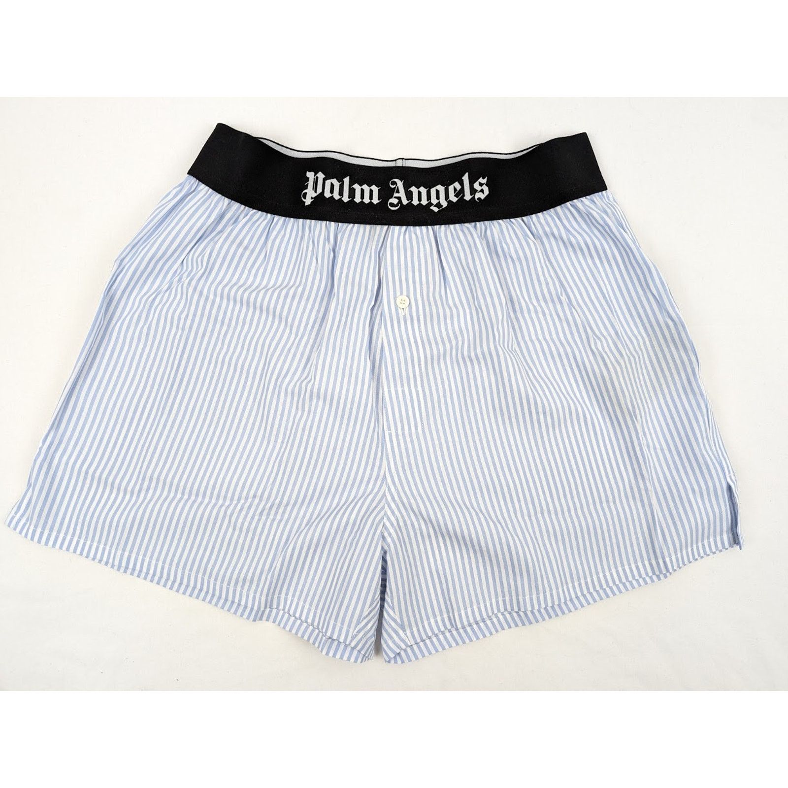 Palm Angels o1rshd1 Q:2/Size: XL / Classic Logo Striped Boxer Light Blue Size US 36 / EU 52 - 2 Thumbnail