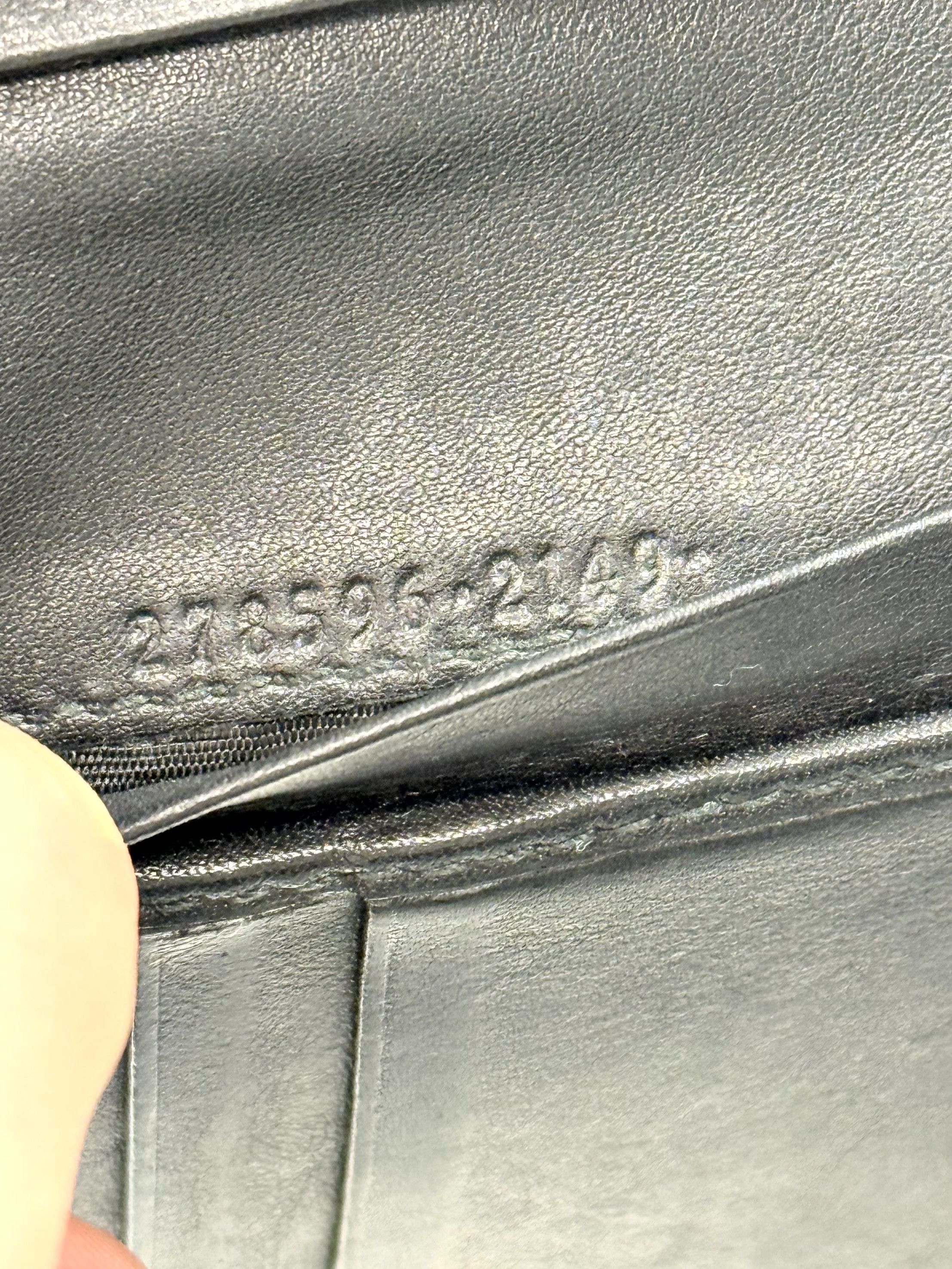 Gucci Gucci Micro Guccissima Monogram Black Leather Bifold Wallet Size ONE SIZE - 5 Thumbnail