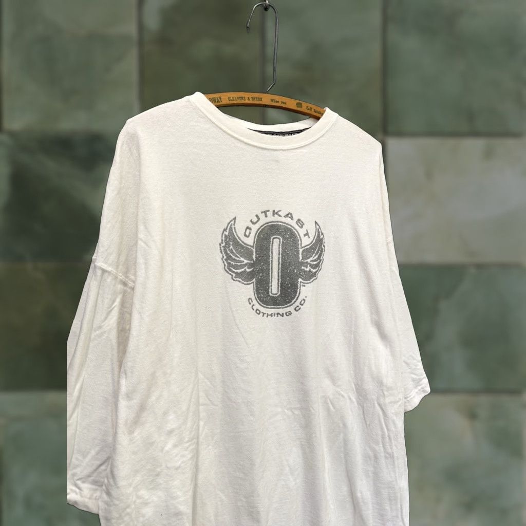 Vintage VINTAGE OutKast Clothing T-Shirt White 2XL Mens 2XL Baggy Rap Tee Shirt Y2K Size US XXL / EU 58 / 5 - 1 Thumbnail