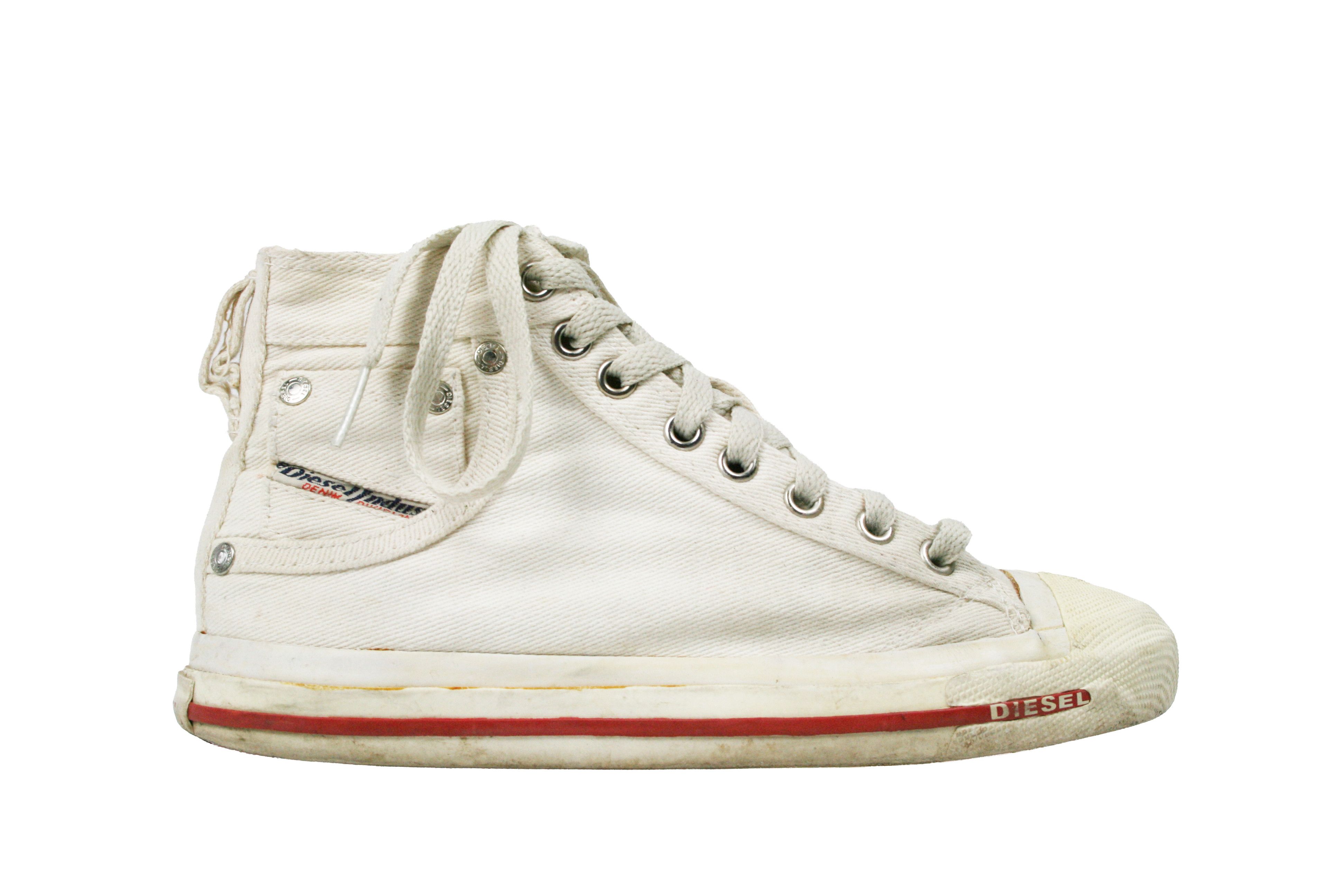 Diesel 00S Grunge Distressed Exposure Sneakers Vintage Size US 6 / IT 36 - 2 Thumbnail