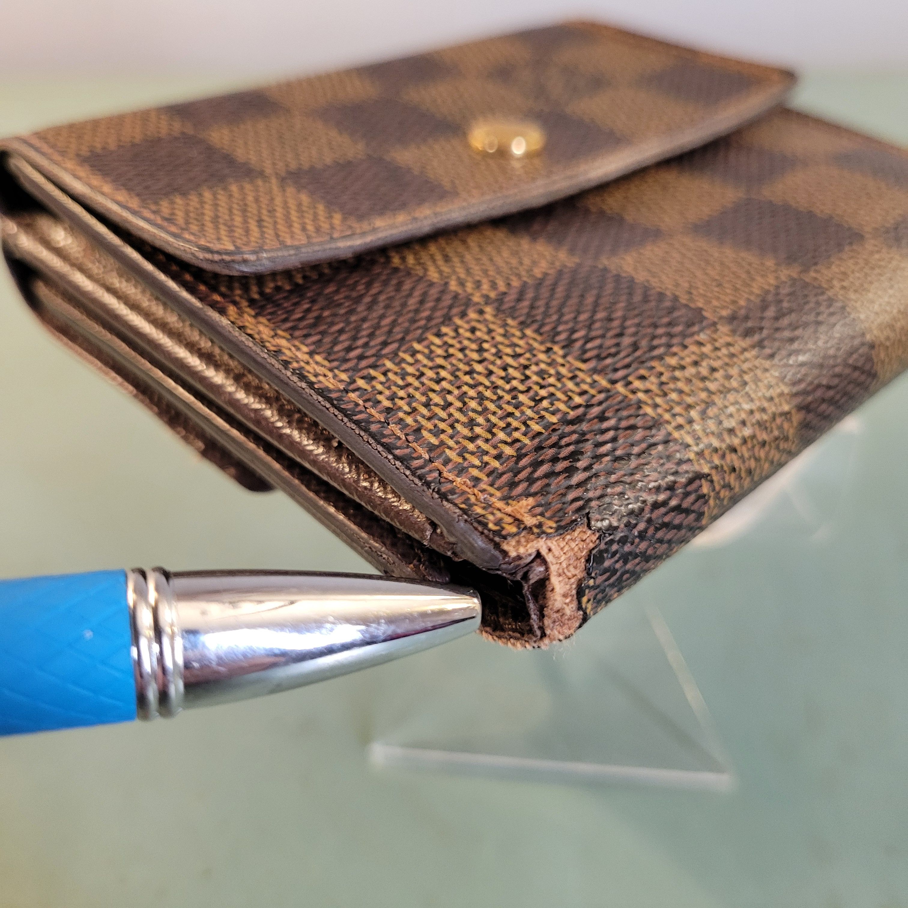 Louis Vuitton Louis Vuitton Damier Ebene Compact Double Snap Wallet Size ONE SIZE - 6 Thumbnail