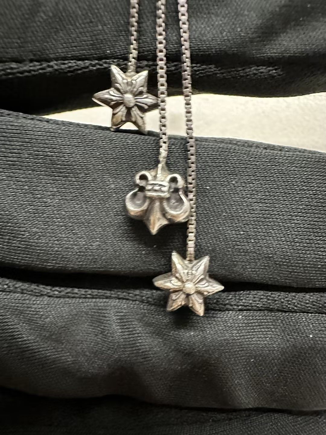 Chrome Hearts Chrome Hearts Silver Jojo Star Earring Drop Size ONE SIZE - 7 Thumbnail