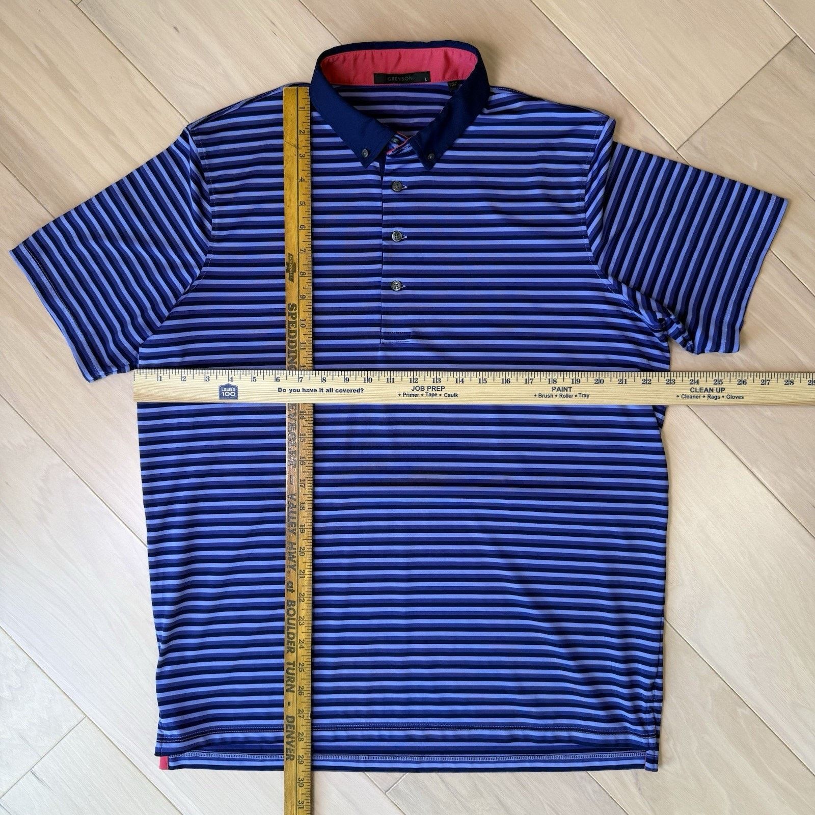 Other Greyson Golf Polo L Multicolor Striped Short Sleeve Summer Size US L / EU 52-54 / 3 - 2 Thumbnail