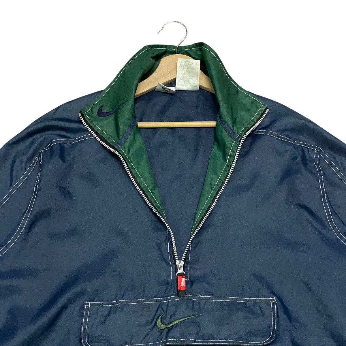Nike Vintage Nike Half Zipper Anorak Windbreaker Jacket Size US L / EU 52-54 / 3 - 14 Thumbnail