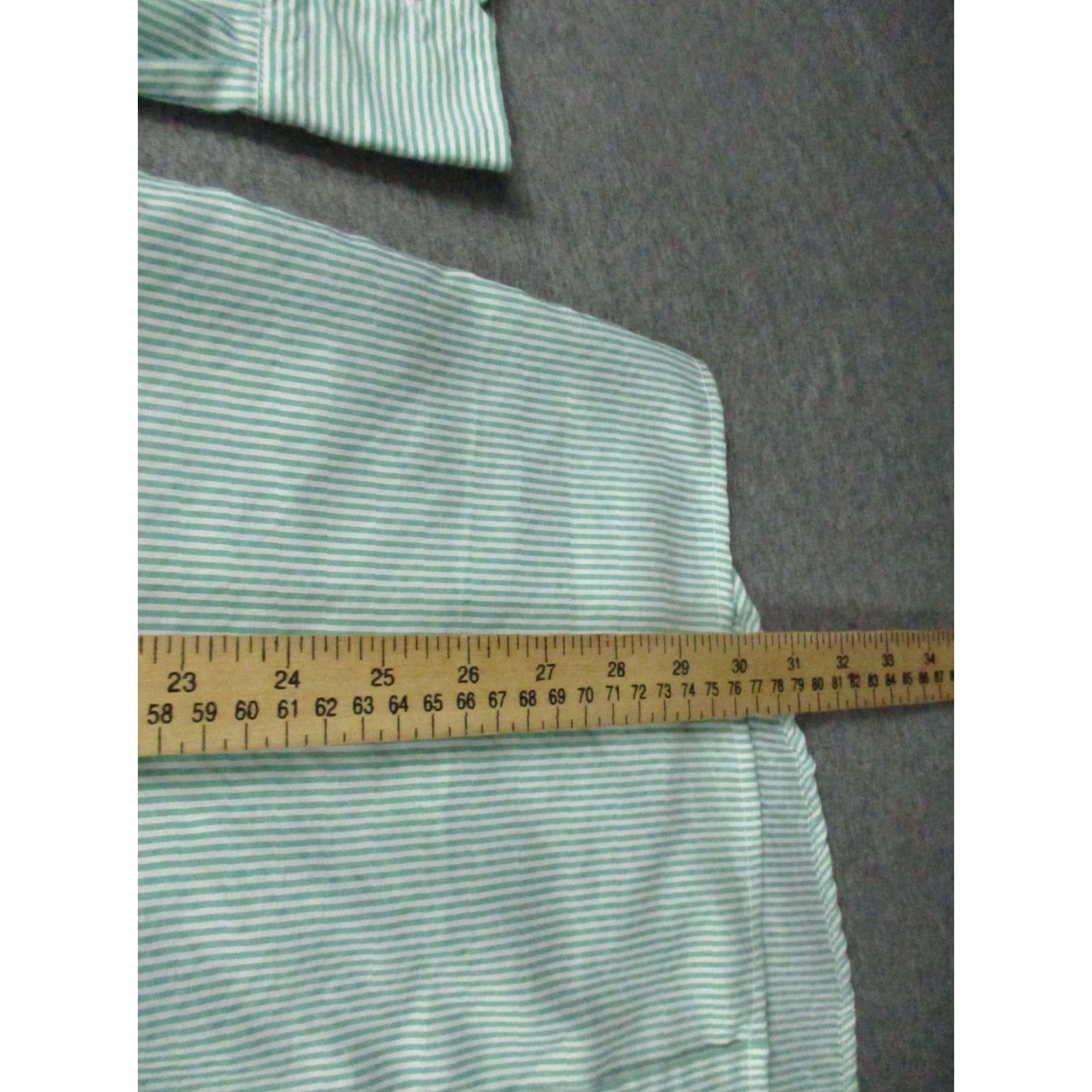Vintage Salmon Cove Shirt Large Men's Long Sleeve Green White Stripe Button-Up Casual Shirt Size US L / EU 52-54 / 3 - 6 Thumbnail