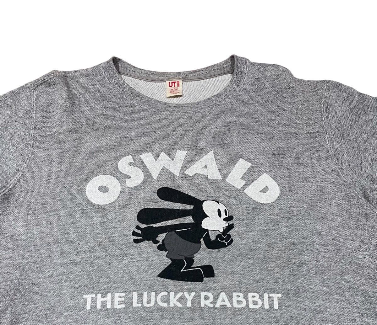 Disney × Uniqlo Sweatshirt OSWALD The Lucky Rabbit Size L / US 10 / IT 46 - 2 Thumbnail