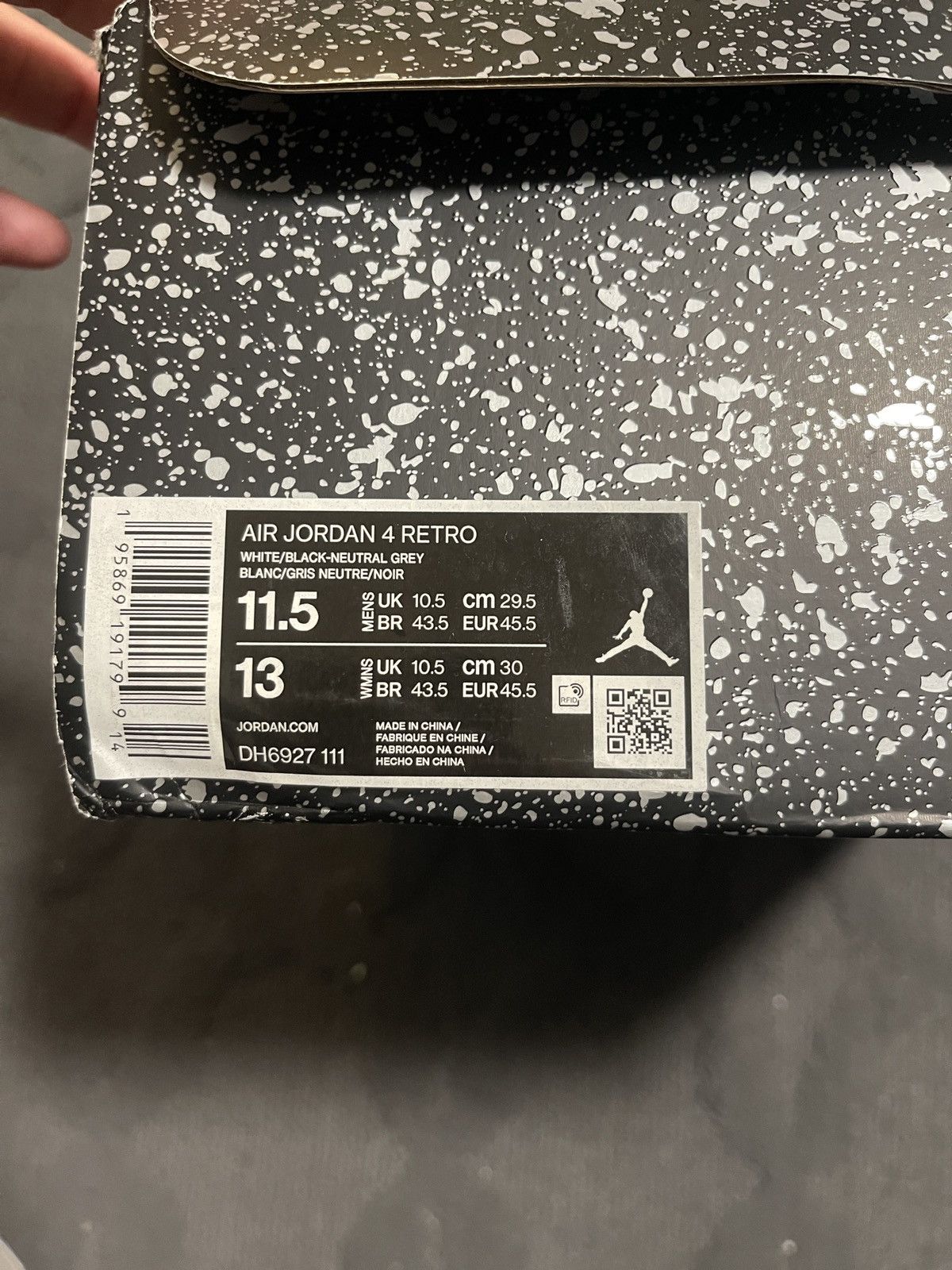 Nike Size 11.5 - Jordan 4 Retro Mid Military Black Size US 11.5 / EU 44-45 - 7 Thumbnail