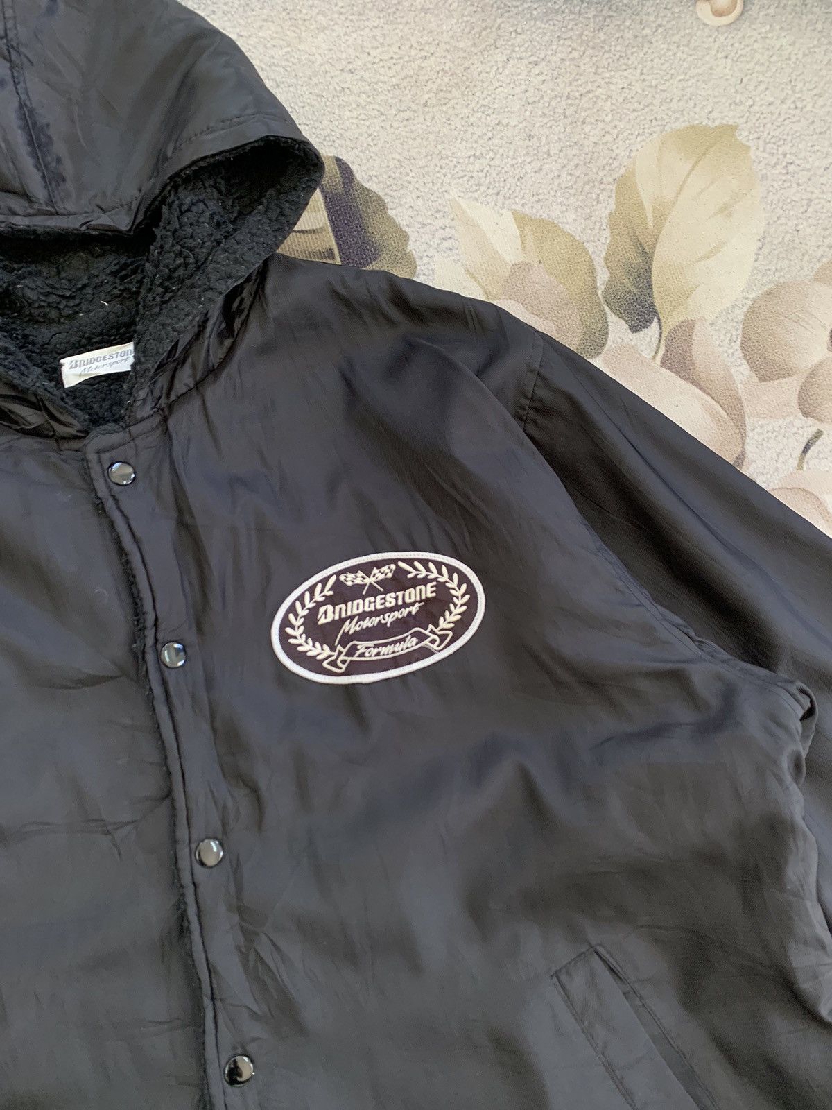 Japanese Brand Bridgestone Motorsport Long Jacket Hooded Size US L / EU 52-54 / 3 - 7 Thumbnail