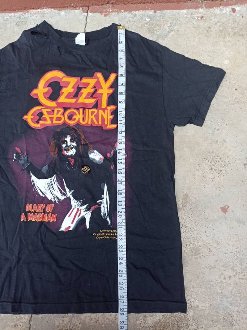 Band Tees 🔥Limited Edition🔥Ozzy Ozbourne Shirt Diary of A Madman Size US M / EU 48-50 / 2 - 12 Thumbnail