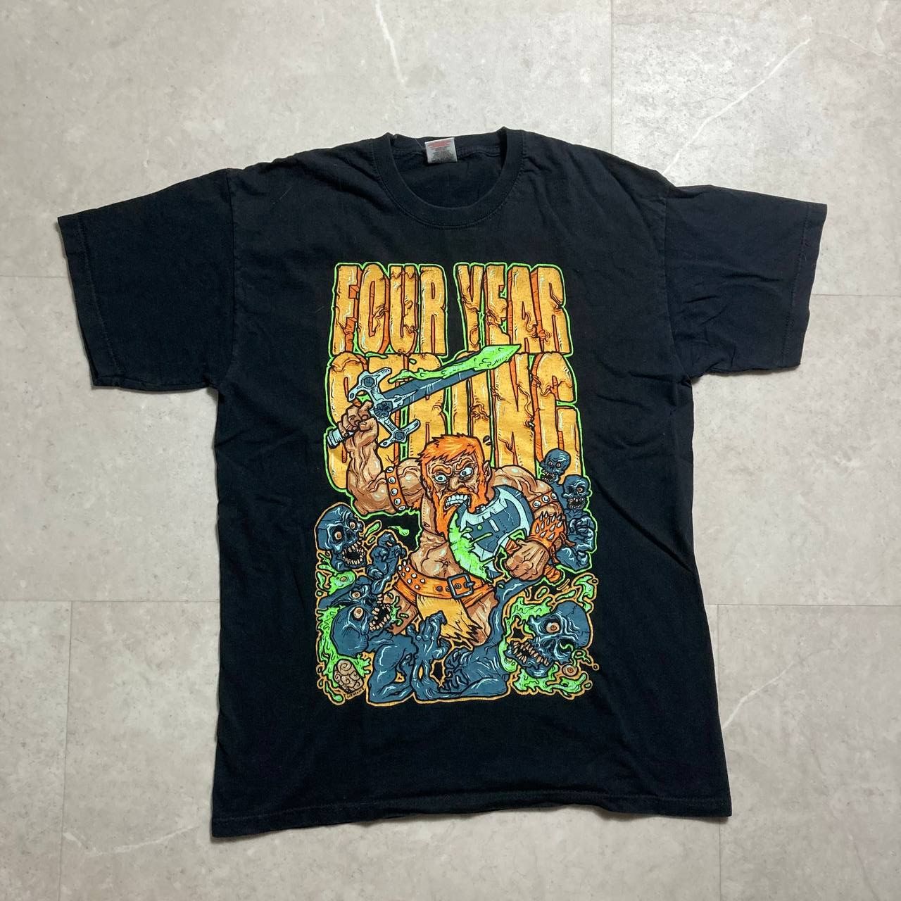 Band Tees Vintage Four Year Strong Hardcore Pop Punk Rock Band Tour Size US M / EU 48-50 / 2 - 1 Thumbnail