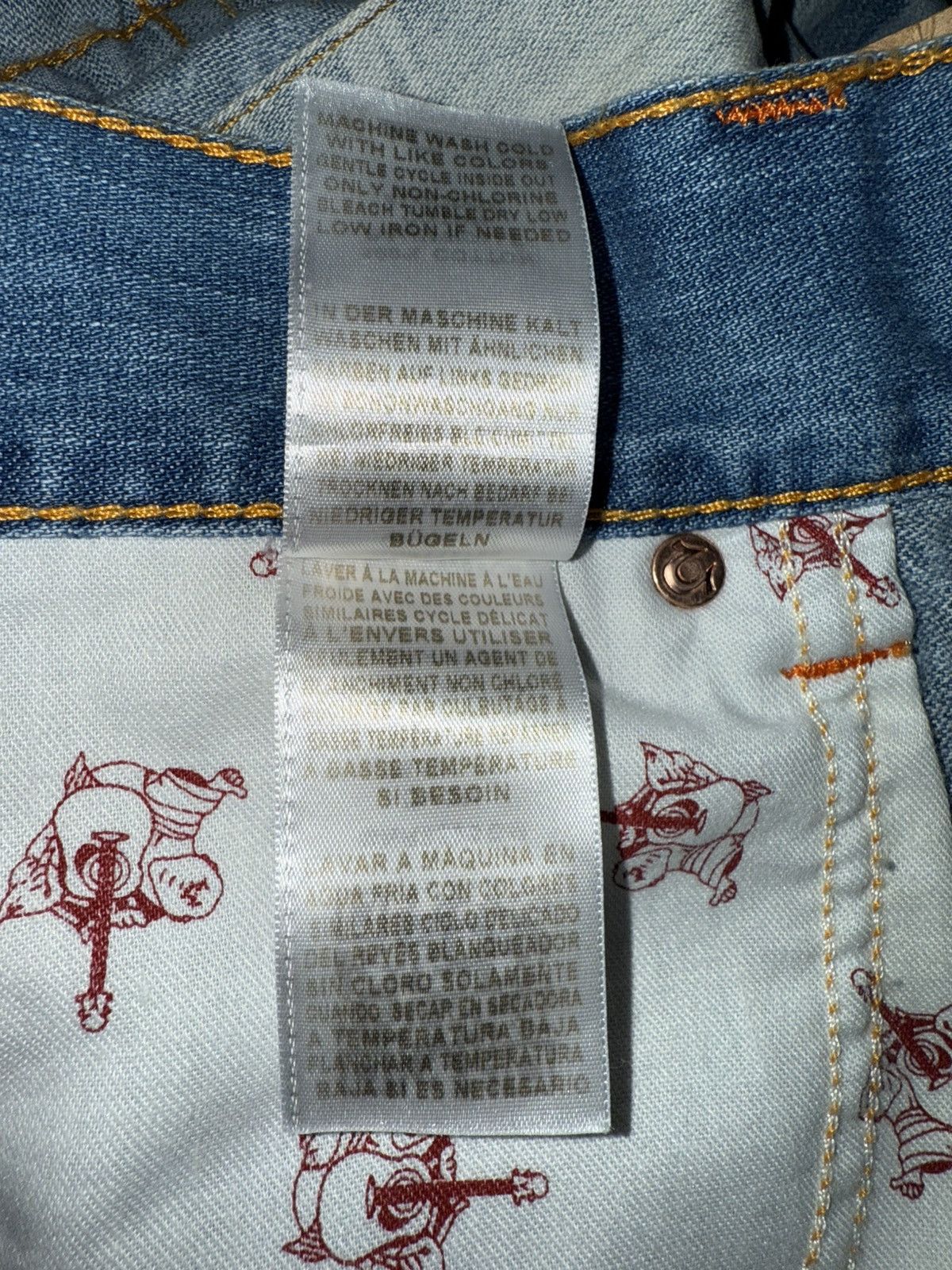 True Religion true religion white and blue shorts Size US 44 / EU 60 - 5 Thumbnail