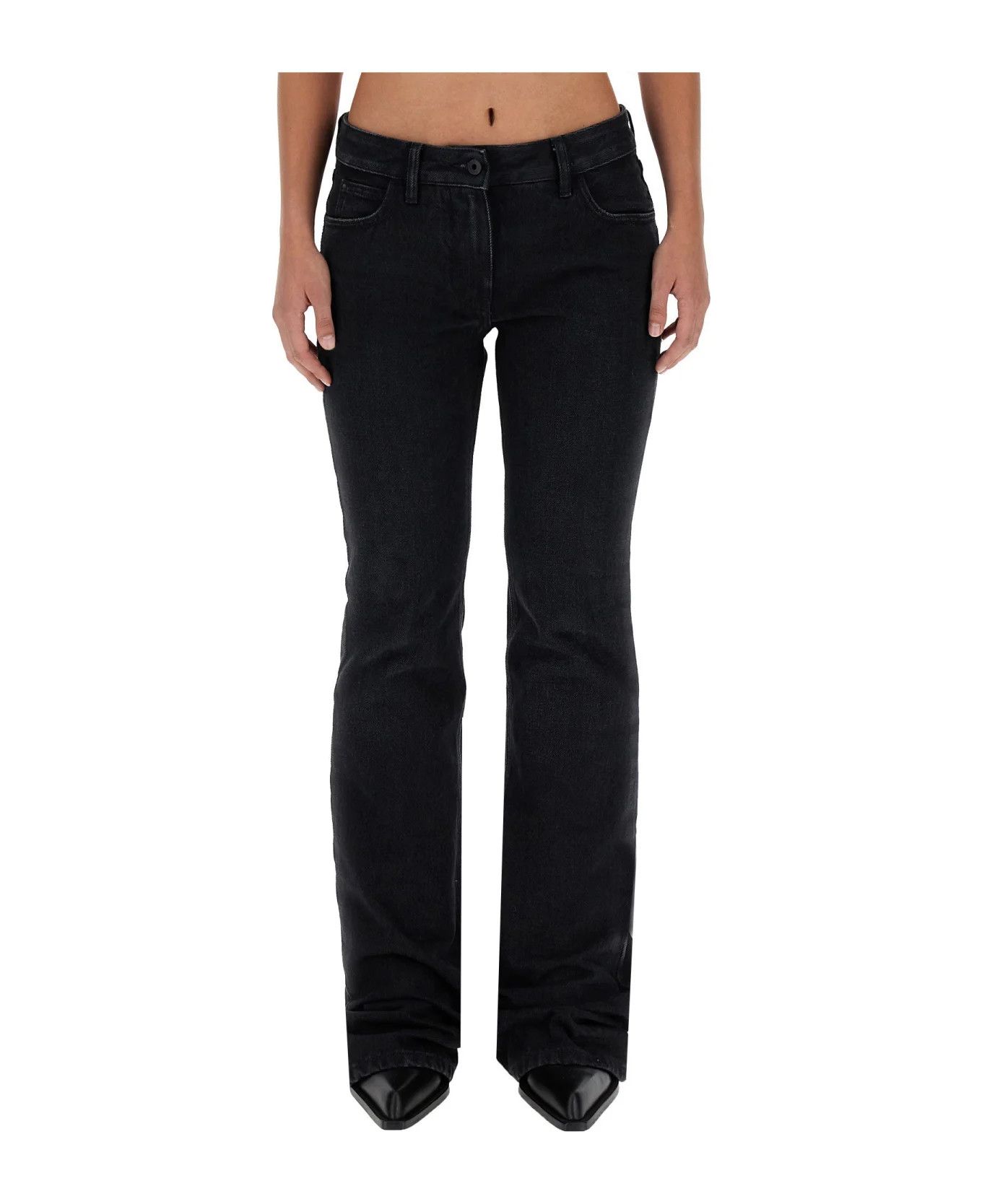 Off-White o1y1225 Denim Pant in Black Size 30" / US 8 / IT 44 - 1 Thumbnail