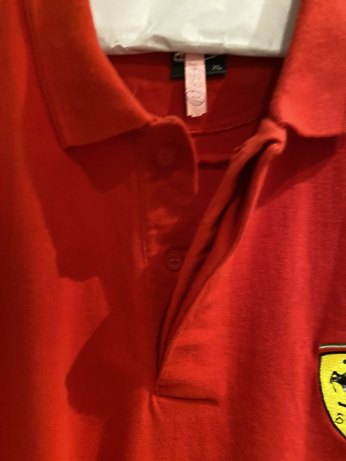 Vintage Vintage Ferrari polo t-shirt Size US XL / EU 56 / 4 - 4 Thumbnail
