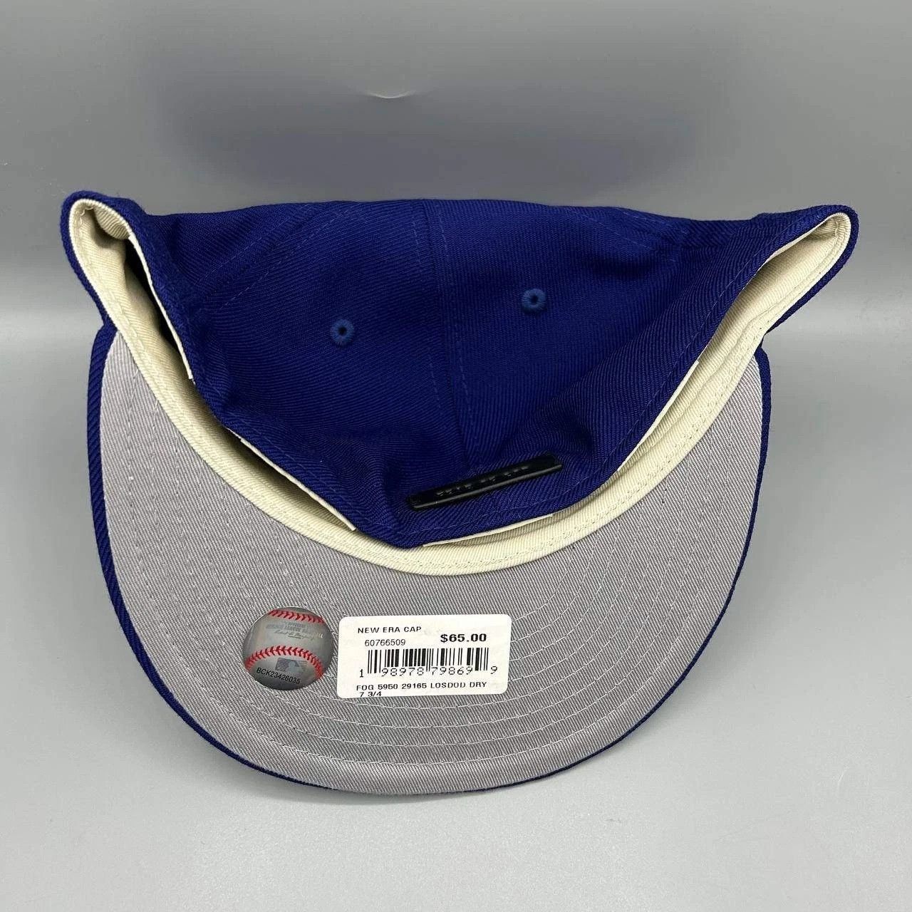 New Era Fear of God Hat Men 7 3/4 Fitted Cap LA Dodgers FOG Wool New Size ONE SIZE - 5 Thumbnail