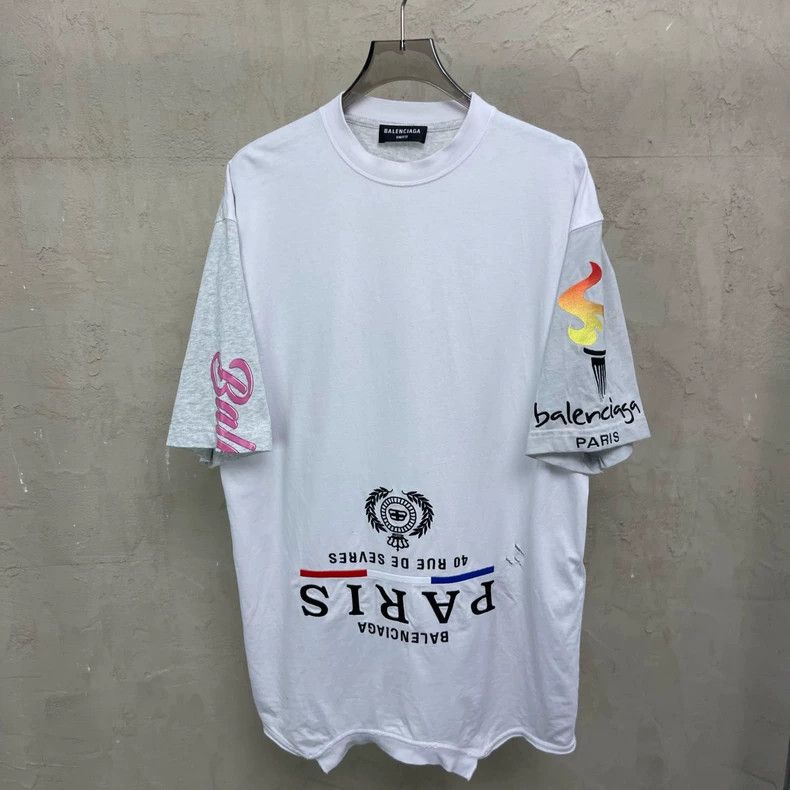 Balenciaga Balenciaga White-gray splicing inverted Coke torch double Size US S / EU 44-46 / 1 - 2 Thumbnail