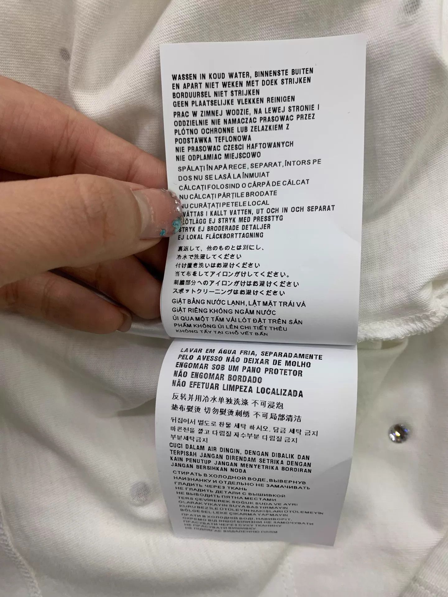 Miu Miu MIU MIU White Crystal Embellished Long Sleeve T XS New Size XS / US 0-2 / IT 36-38 - 9 Thumbnail