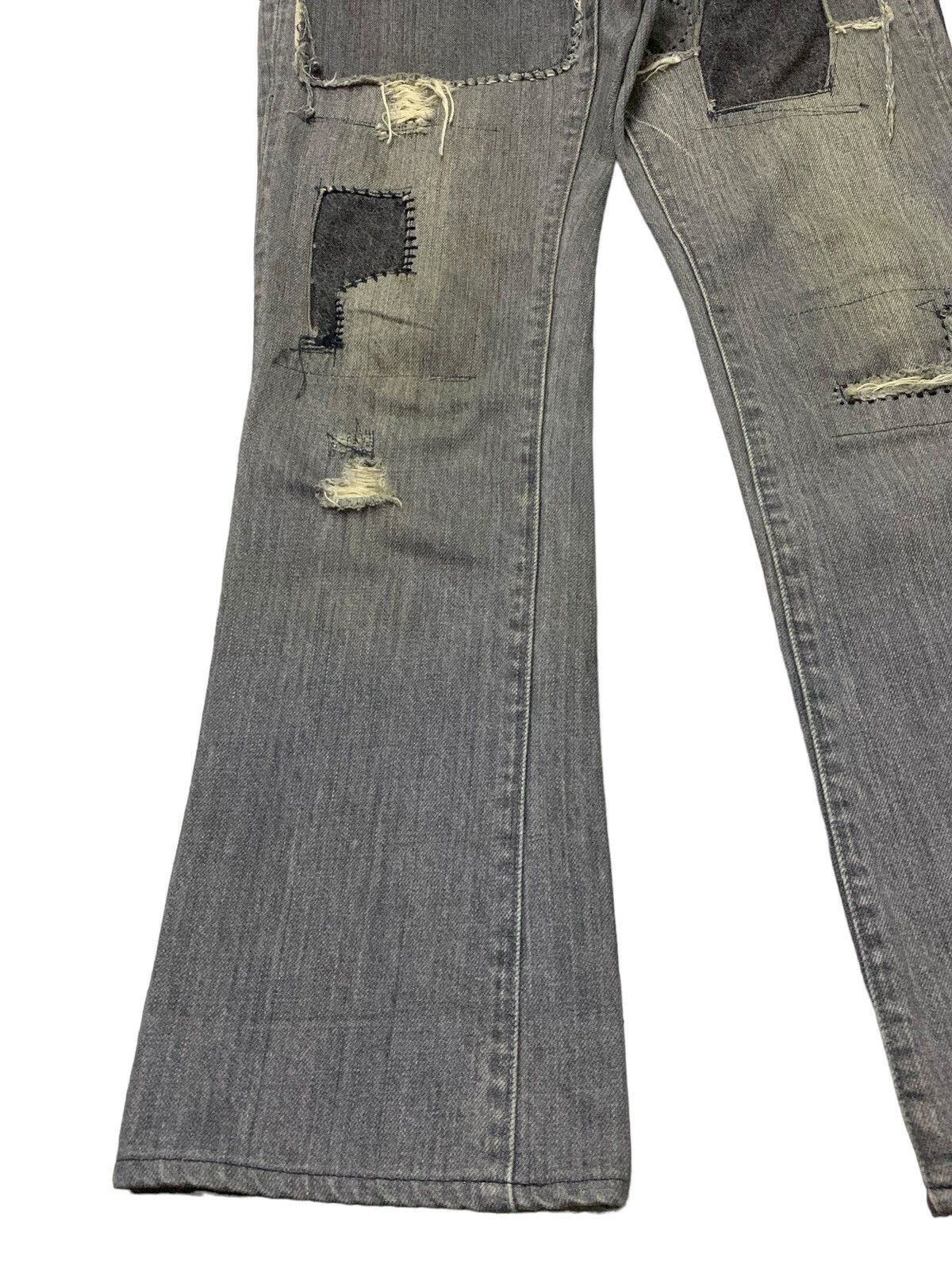 Kapital × Kapital Kountry Kapital Zipang Rat Crash Boro Patchwork Flared Jeans Size US 28 / EU 44 - 8 Thumbnail