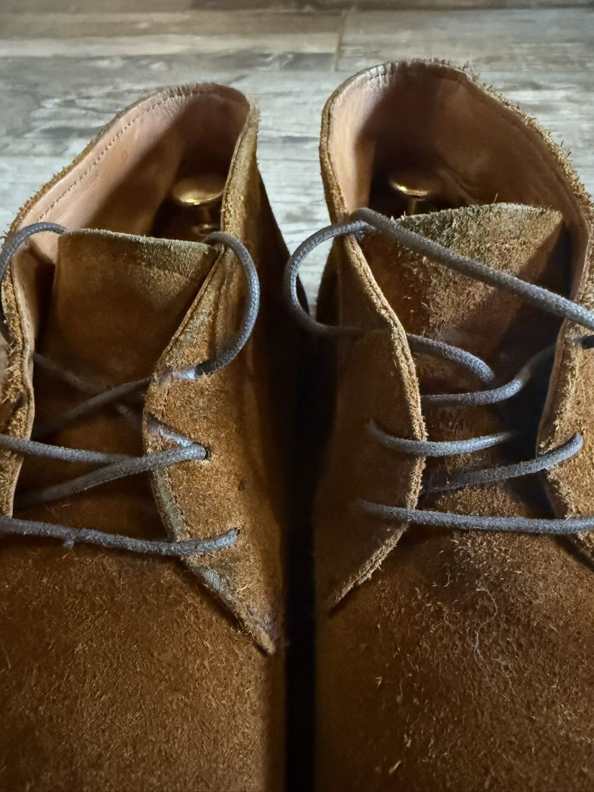 Steven Alan Steven Alan 8.5 M US Brown Suede Leather Chukka Boots Vibram Size US 8.5 / EU 41-42 - 8 Thumbnail