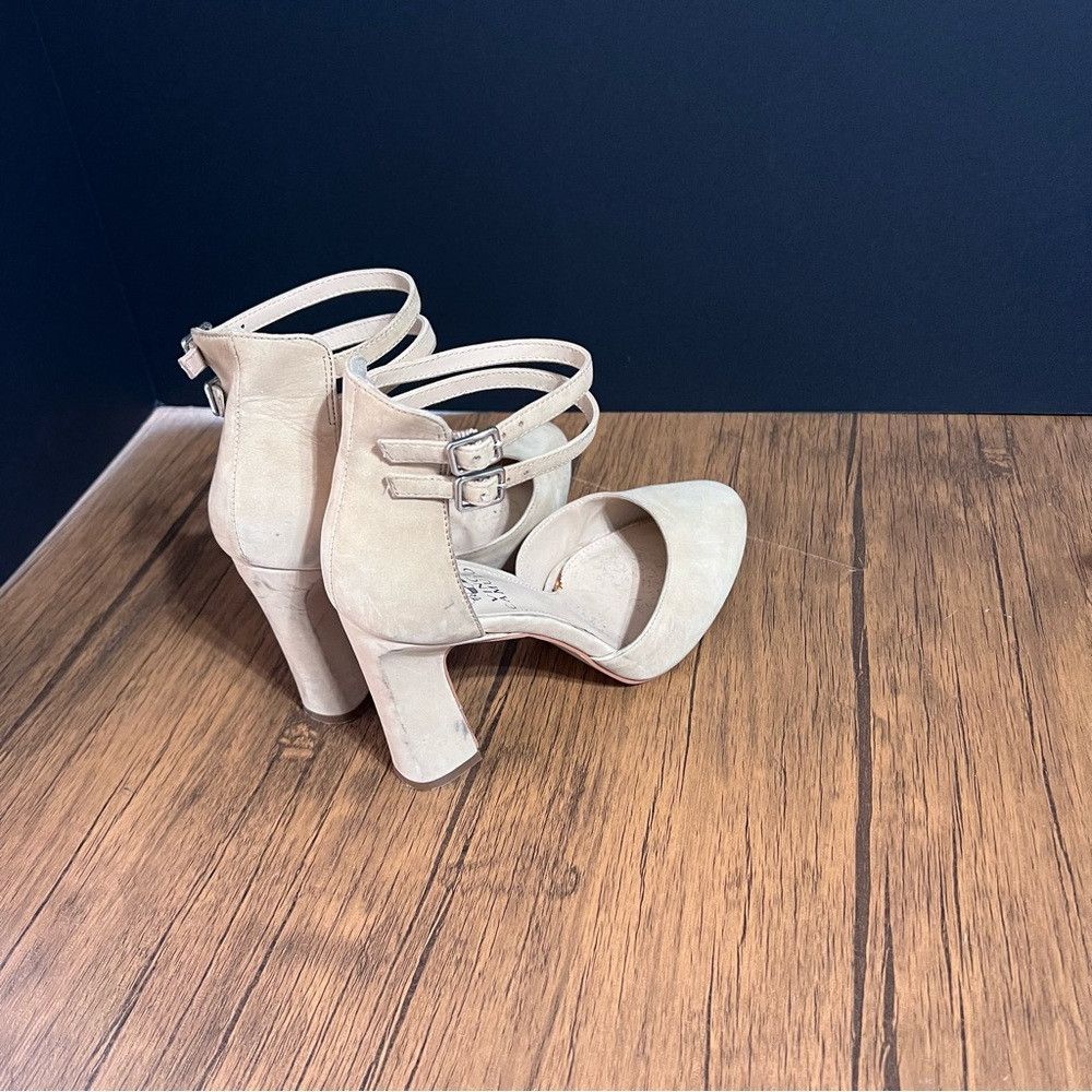 Vince Camuto Vince Camuto Ketrinda Block Heels Women’s Size 8.5 Beige/Ta Size US 8.5 / IT 38.5 - 5 Thumbnail