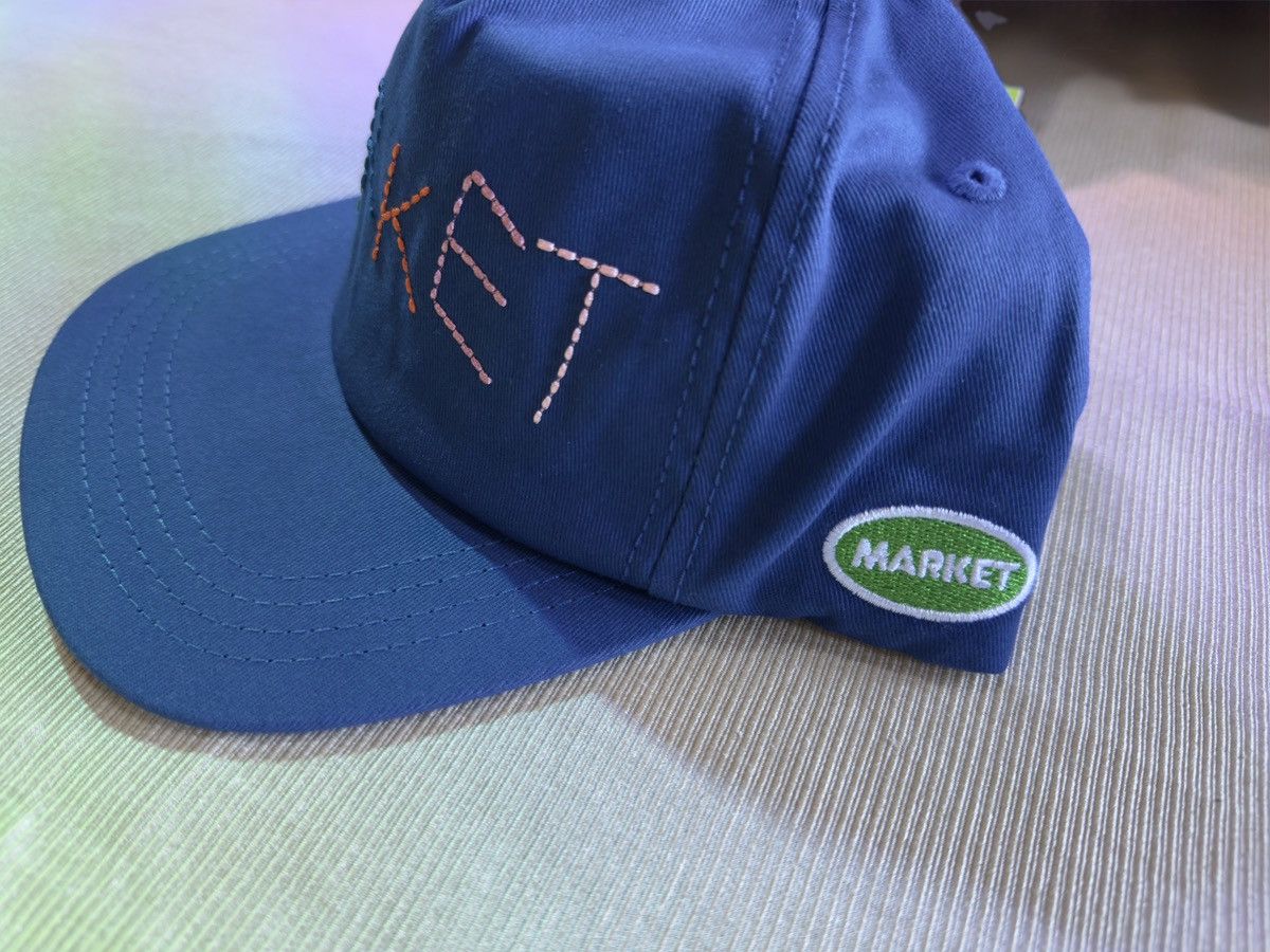 Market MARKET soft stitch blue panel hat Size ONE SIZE - 2 Thumbnail