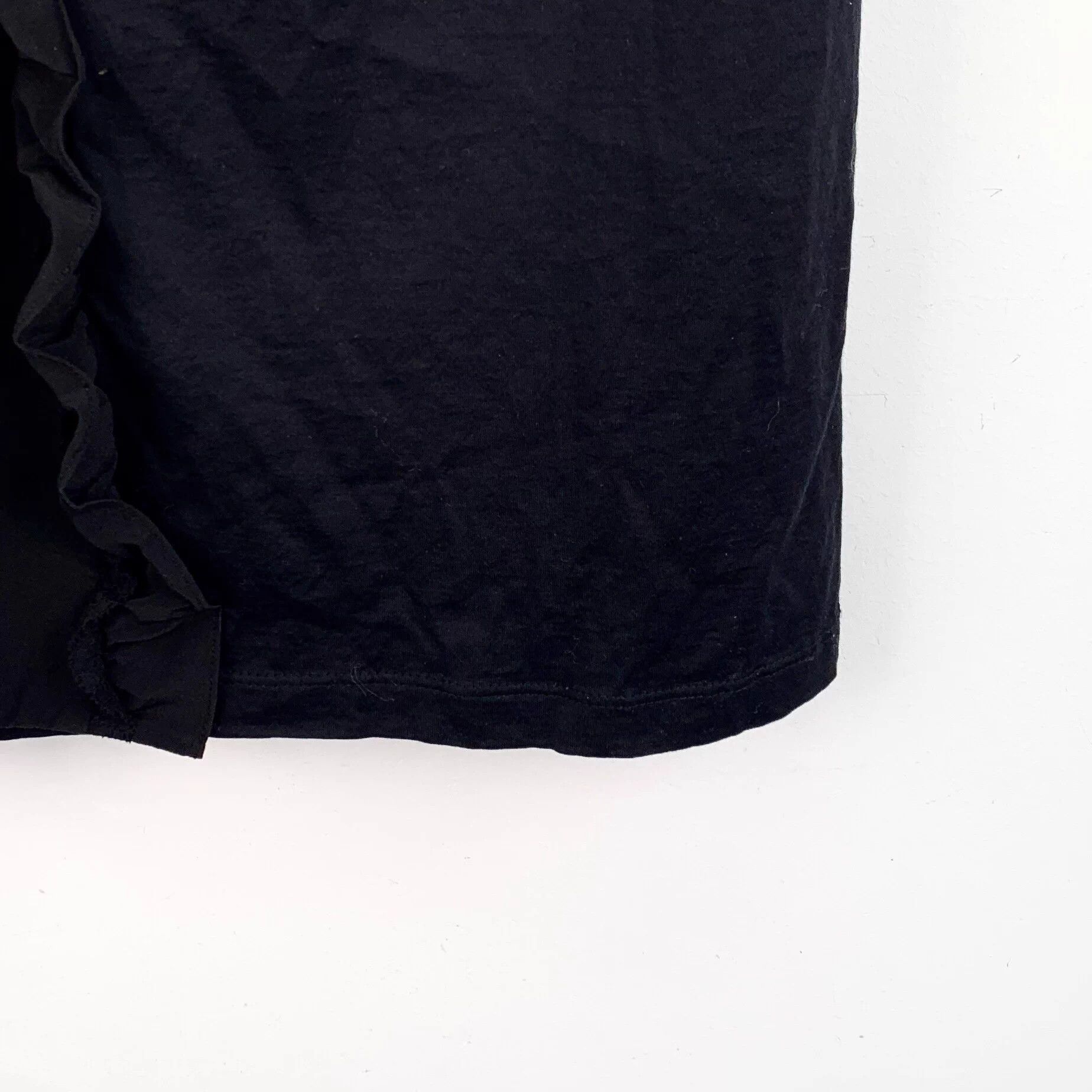 Prada Prada Black Lace Trim Cotton Sleeveless Top M Size M / US 6-8 / IT 42-44 - 4 Thumbnail