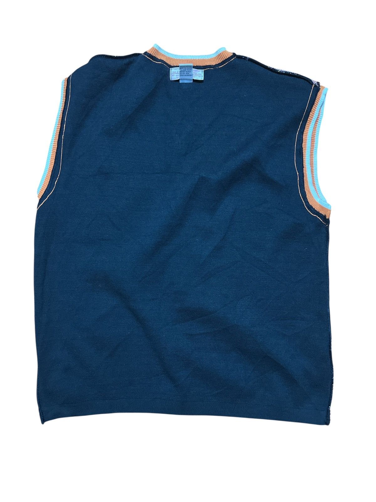 Ecko Unltd. ☆V90s☆ECCO Unlimited. ECCO All-over print knit vest Size US L / EU 52-54 / 3 - 6 Thumbnail