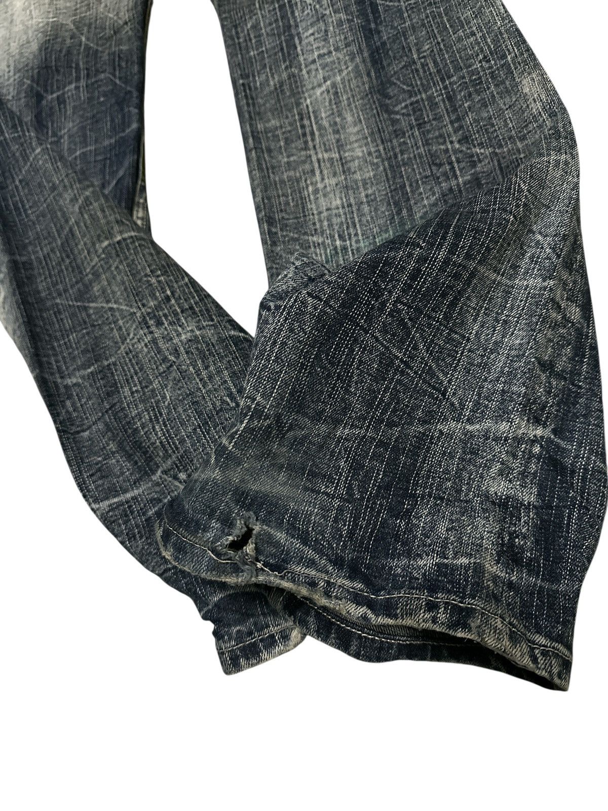 Japanese Brand 2000s Sorridere Mudwax Flare Distress 🎌💥 Size US 34 / EU 50 - 9 Thumbnail