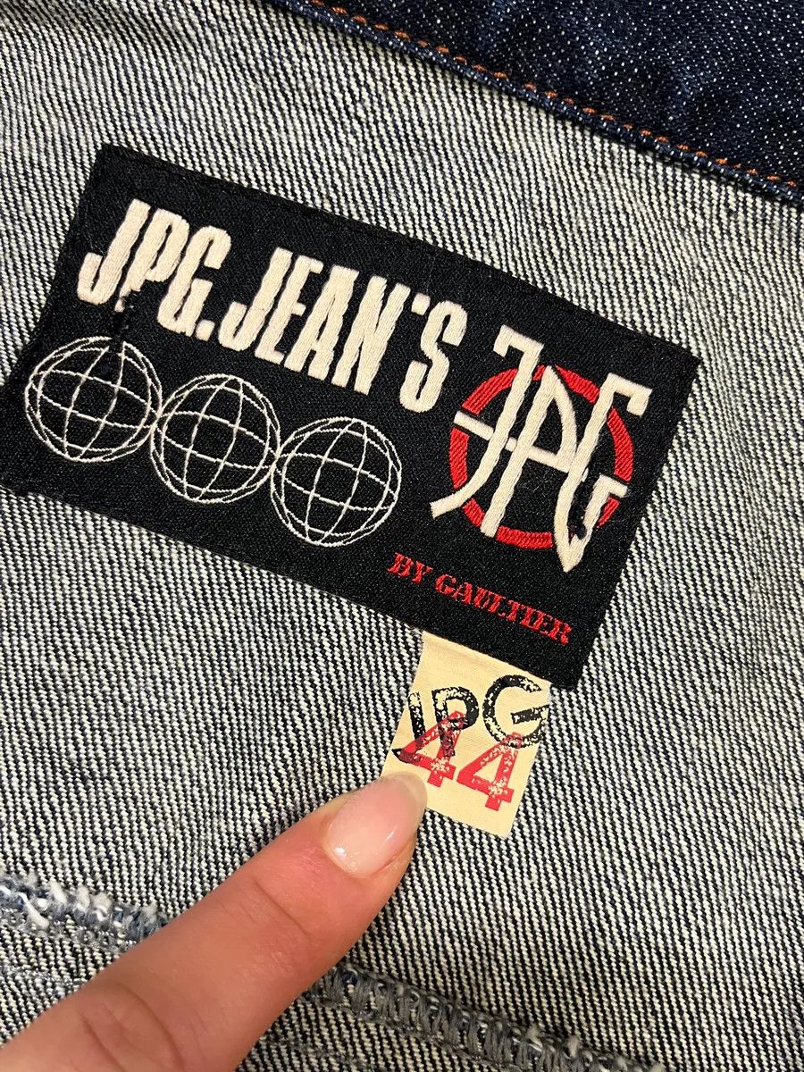 Jean Paul Gaultier 2000s Jean Paul Gaultier Type 1 Asymmetrical Denim Jacket Size M / US 6-8 / IT 42-44 - 10 Thumbnail