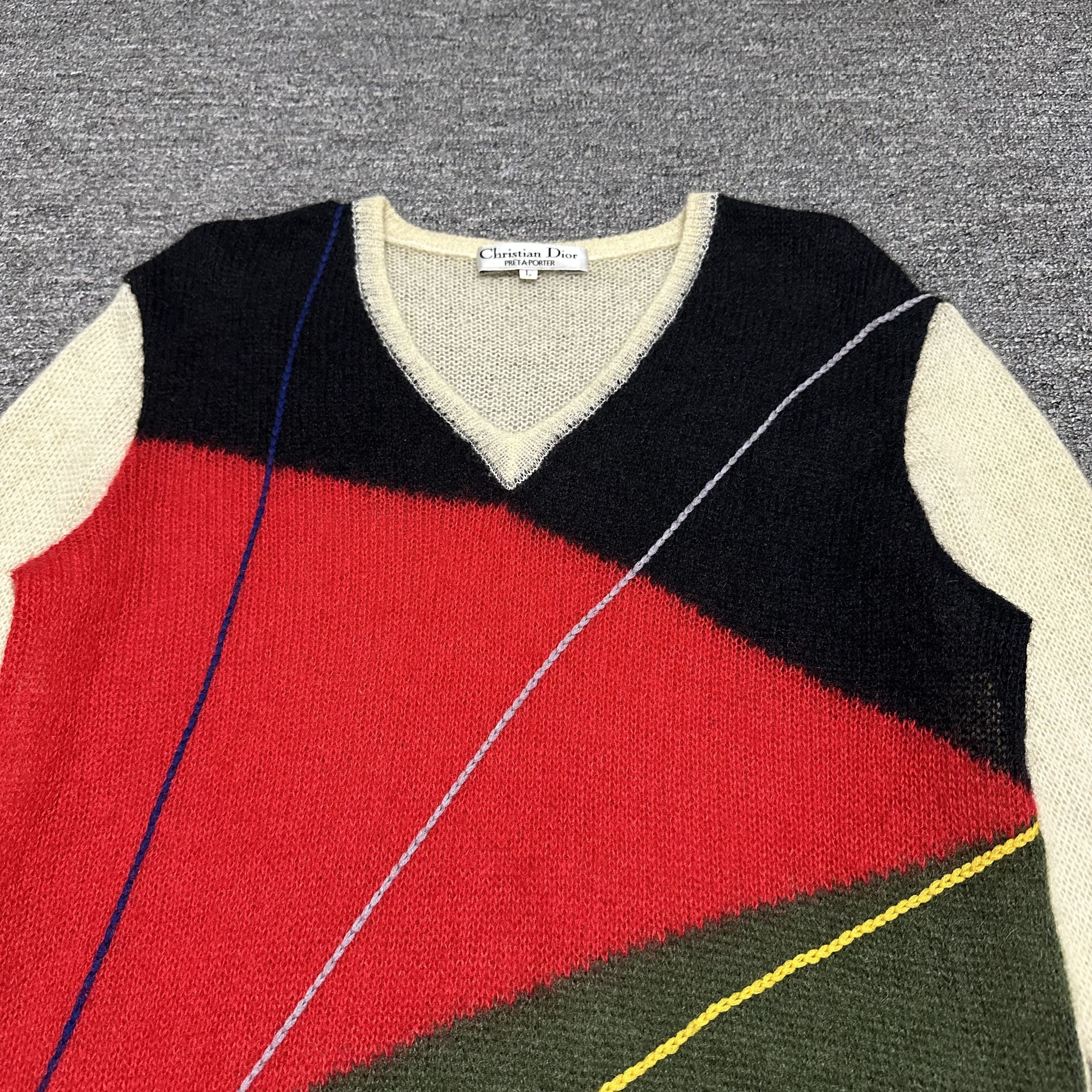 Christian Dior Monsieur Christian Dior Knitwear Size L / US 10 / IT 46 - 2 Thumbnail