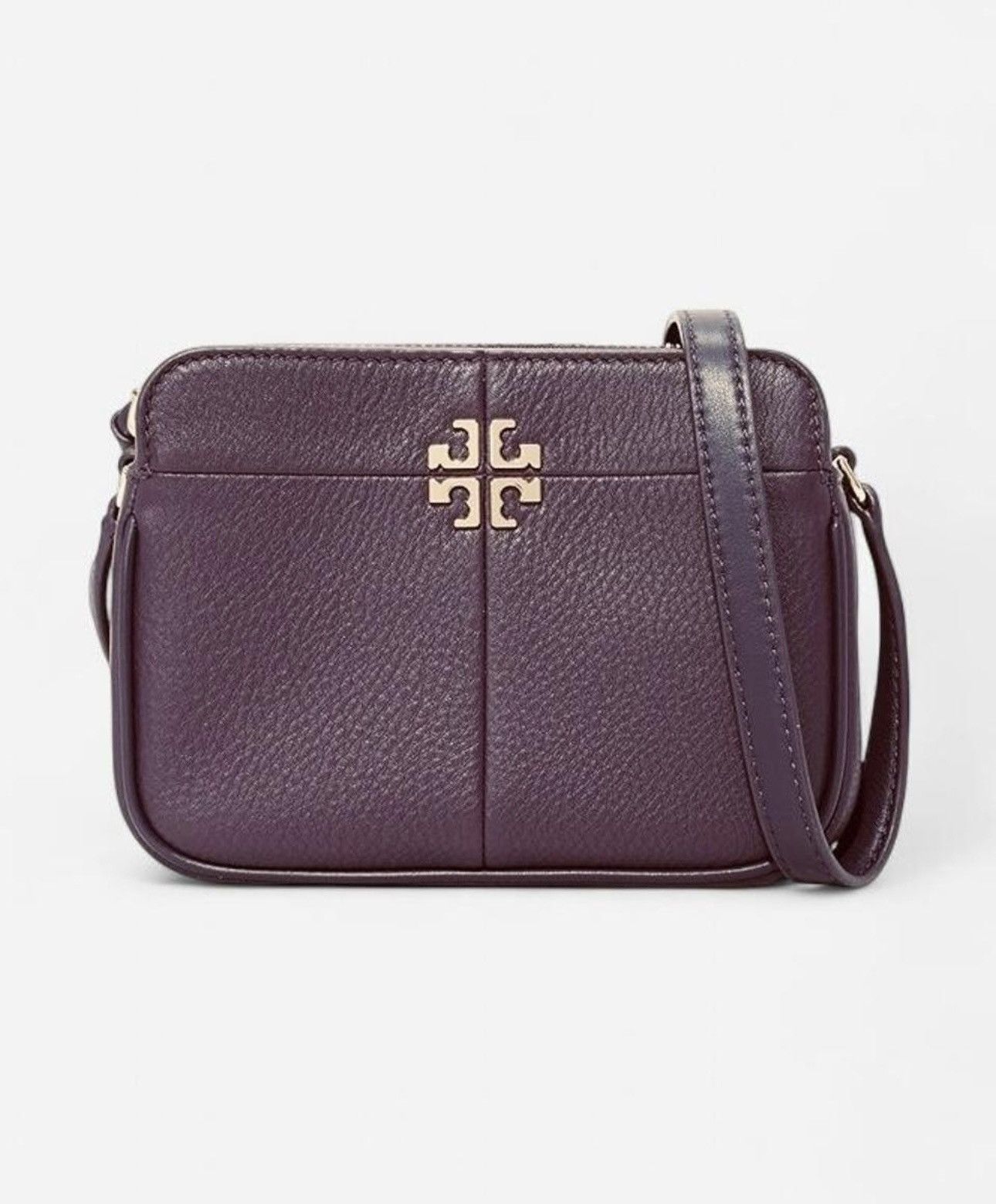 Tory Burch Tory Burch Ivy Zip Crossbody Bag in Deep Purple Color Size ONE SIZE - 1 Thumbnail