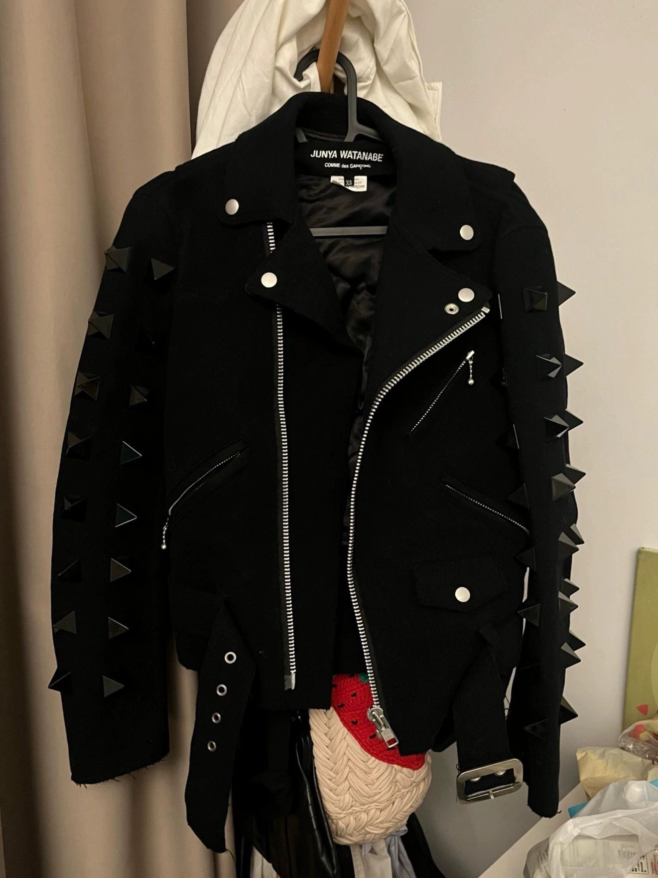Junya Watanabe Junya Watanabe CDG Rivet Wool Thick Jacket XS Tried On Only Size XS / US 0-2 / IT 36-38 - 1 Thumbnail