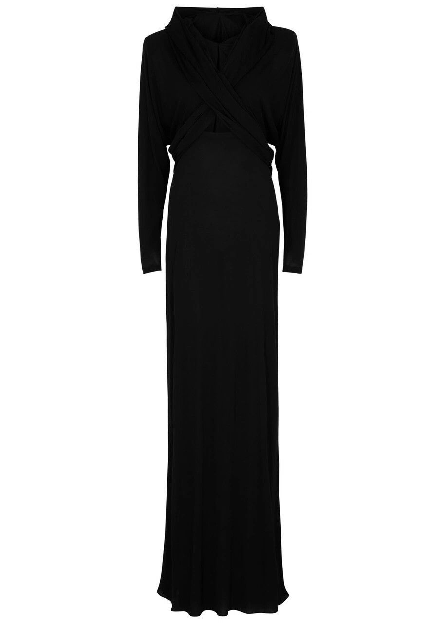 o1y0126 Maxi Dress in Black