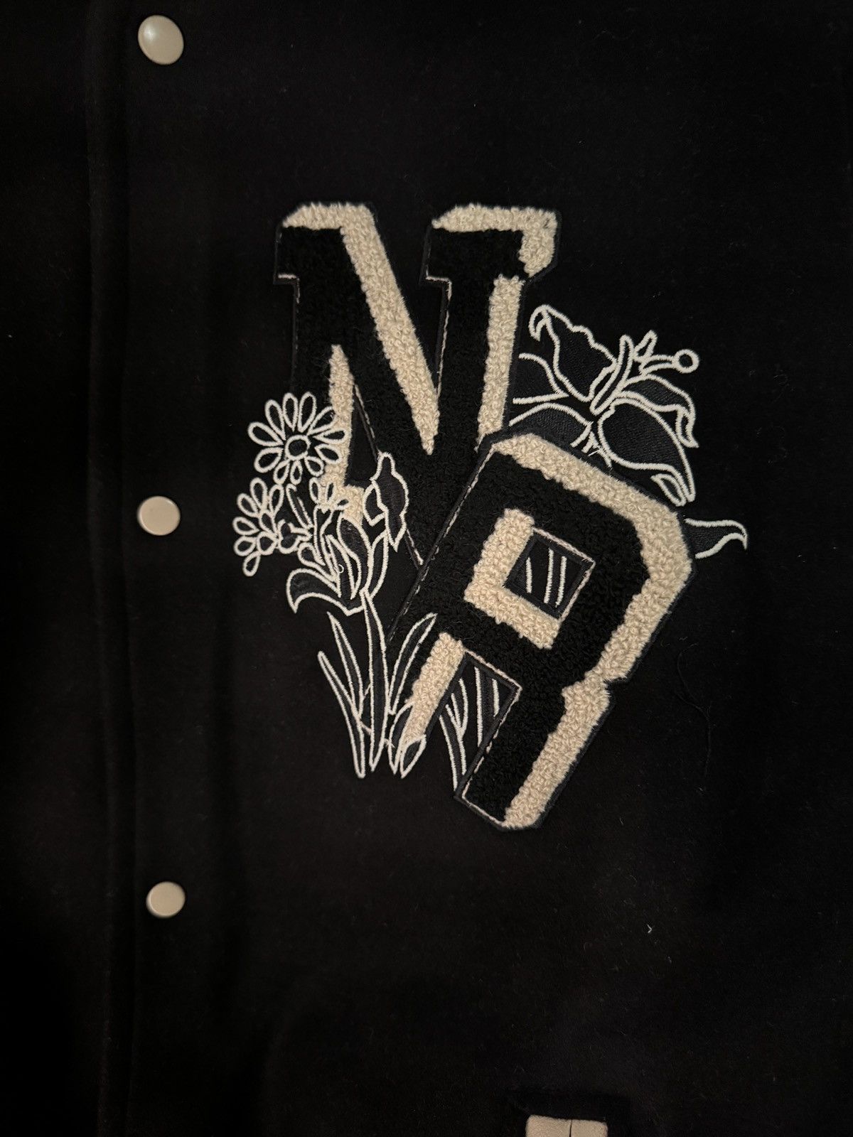 Other Nouveau Riche Black Founder’s Varsity Jacket Size US M / EU 48-50 / 2 - 2 Thumbnail
