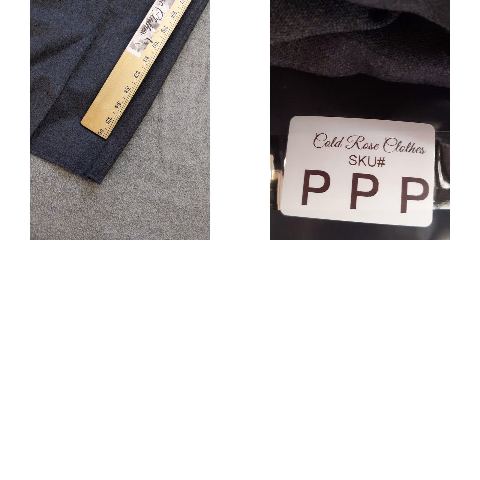 Evan Picone VINTAGE Evan-Picone Pants Mens 40 Gray 100% Worsted Wool Pleated Dress Unhemmed New Size US 40 / EU 56 - 9 Thumbnail