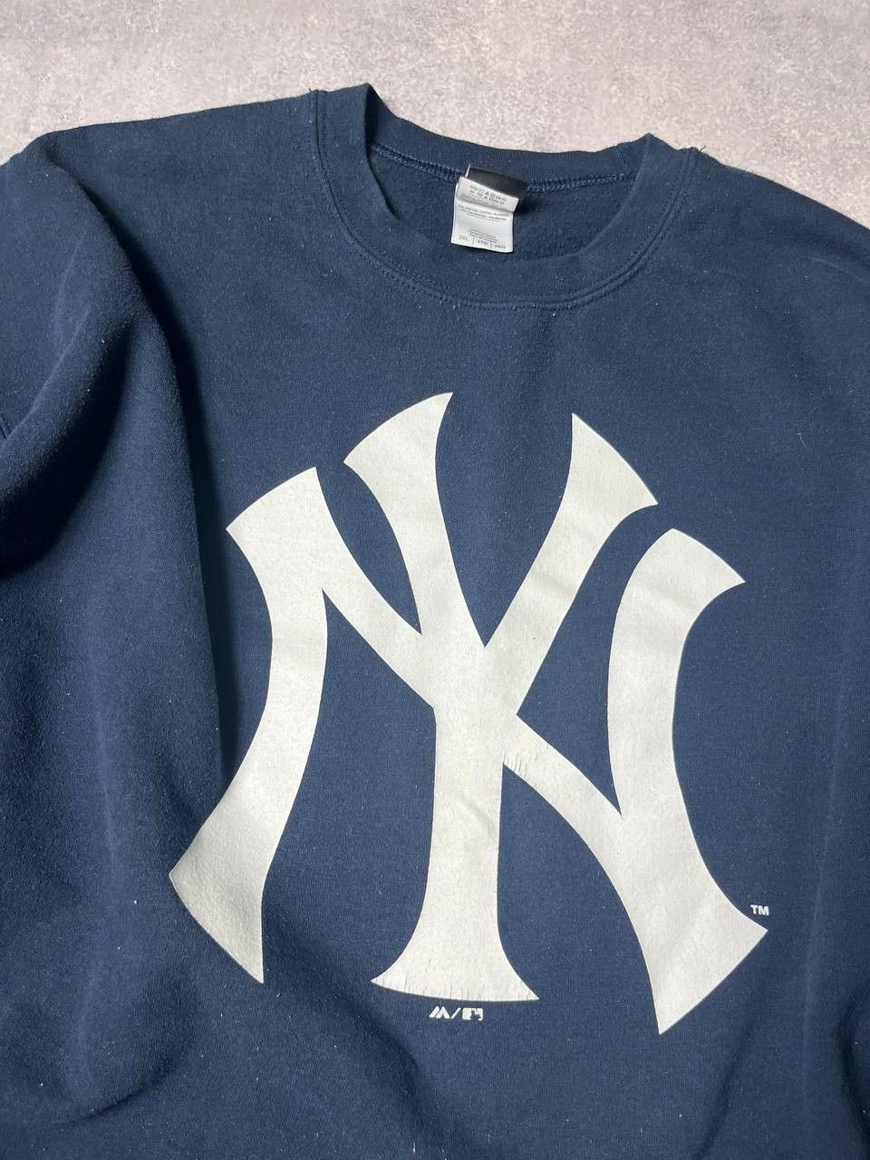 New York Yankees × Vintage Vintage New York Yankees Y2K Sweatshirt Size US XXL / EU 58 / 5 - 3 Thumbnail