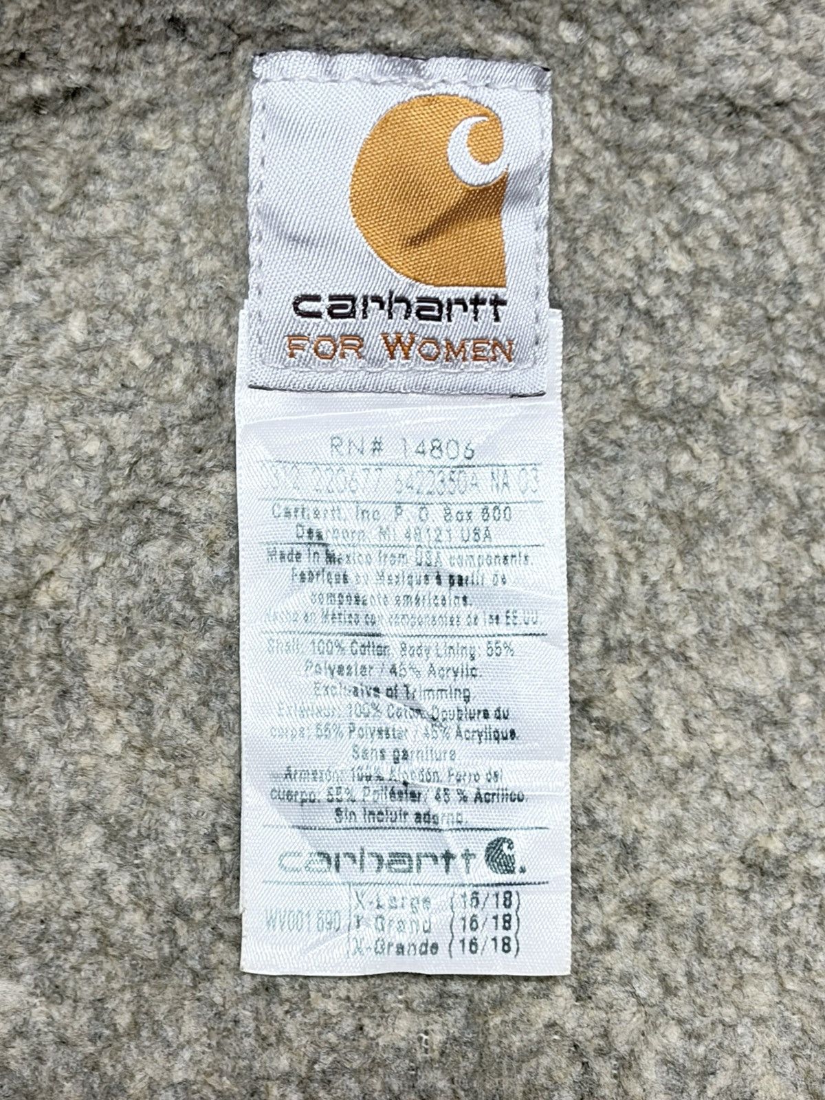 Carhartt Vintage Carhartt Sandstone Sherpa-Lined Vest - Size XL / US 12-14 / IT 48-50 - 5 Thumbnail