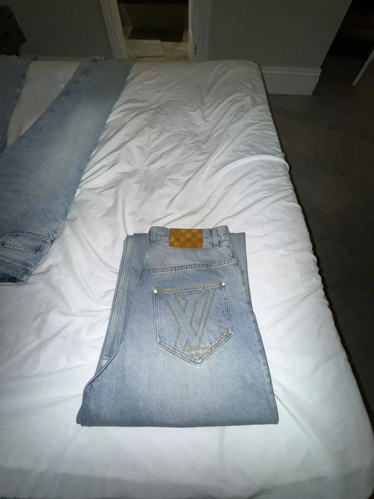 Louis Vuitton Louis Vuitton Wide Leg Fit Jeans Size US 30 / EU 46 - 4 Thumbnail