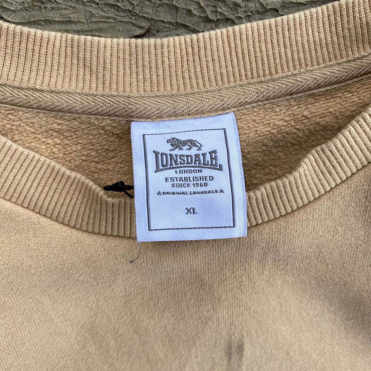 Lonsdale × Vintage Vintage 00s Lonsdale Heavy Boxy sweatshirt Y2K Big logo Size US L / EU 52-54 / 3 - 4 Thumbnail