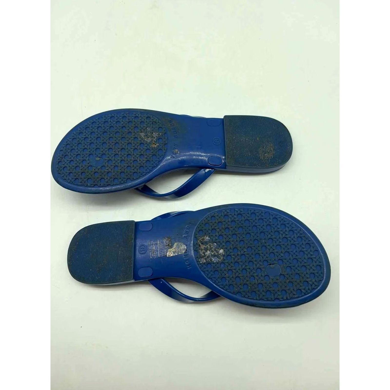 Tory Burch VINTAGE Tory Burch Blue Size 6 Flip Flop Sandals Size US 6 / IT 36 - 6 Thumbnail