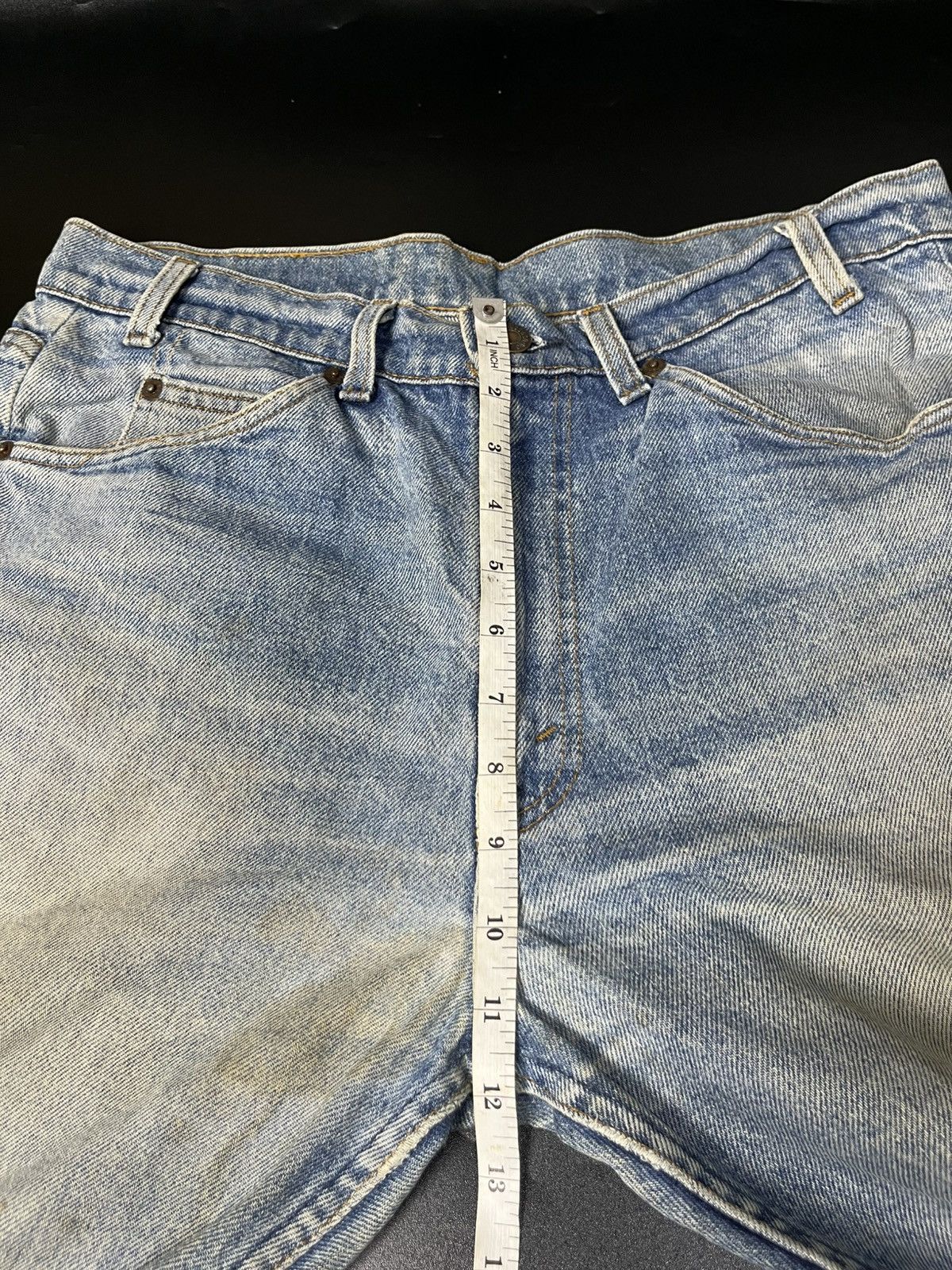 Levi's × Levi's Vintage Clothing 80s Vintage Levis 20517 Orange Tab Distressed Jeans Size US 32 / EU 48 - 16 Thumbnail