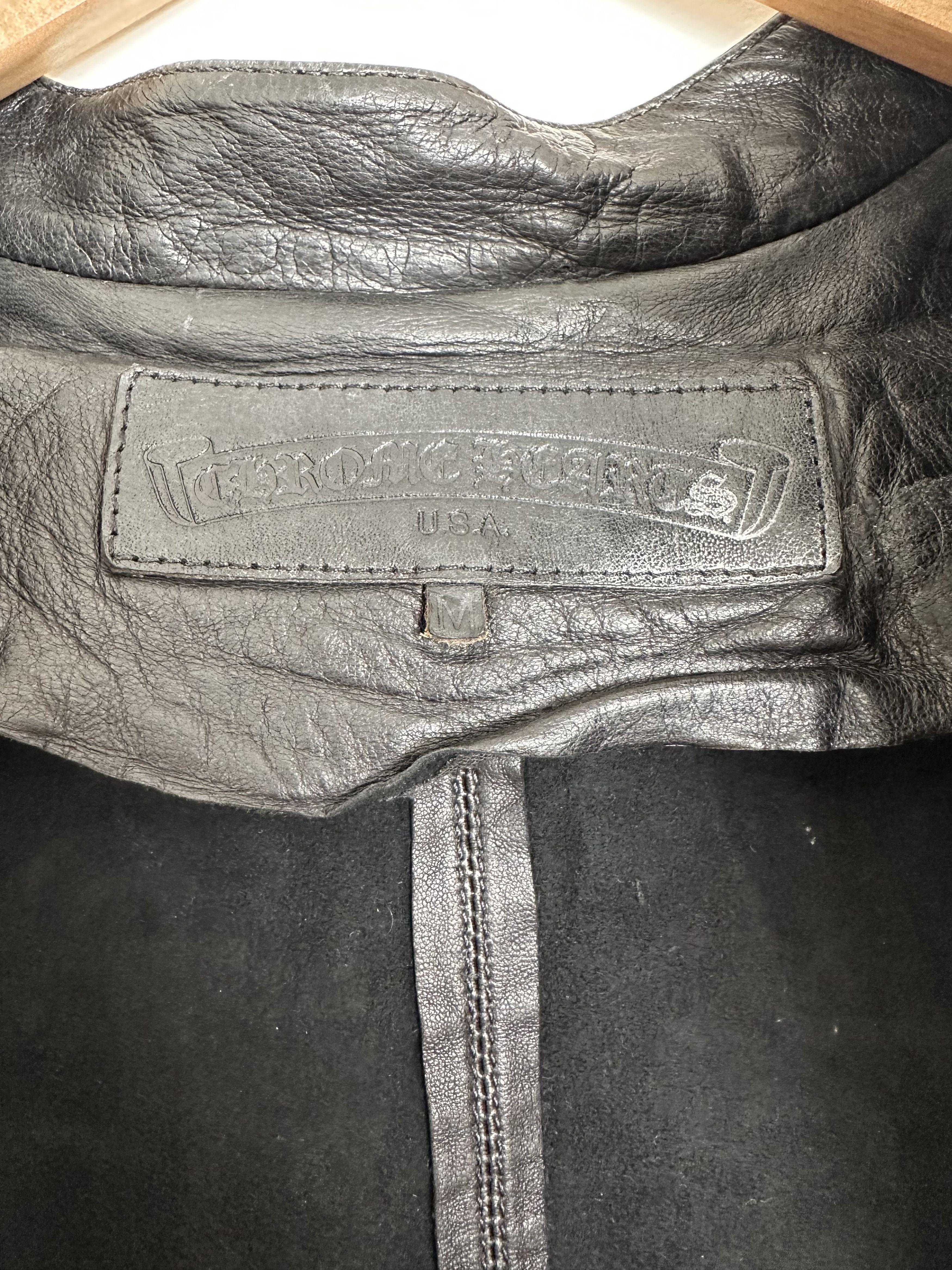 Chrome Hearts Chrome Hearts Leather Jacket Size US M / EU 48-50 / 2 - 10 Thumbnail