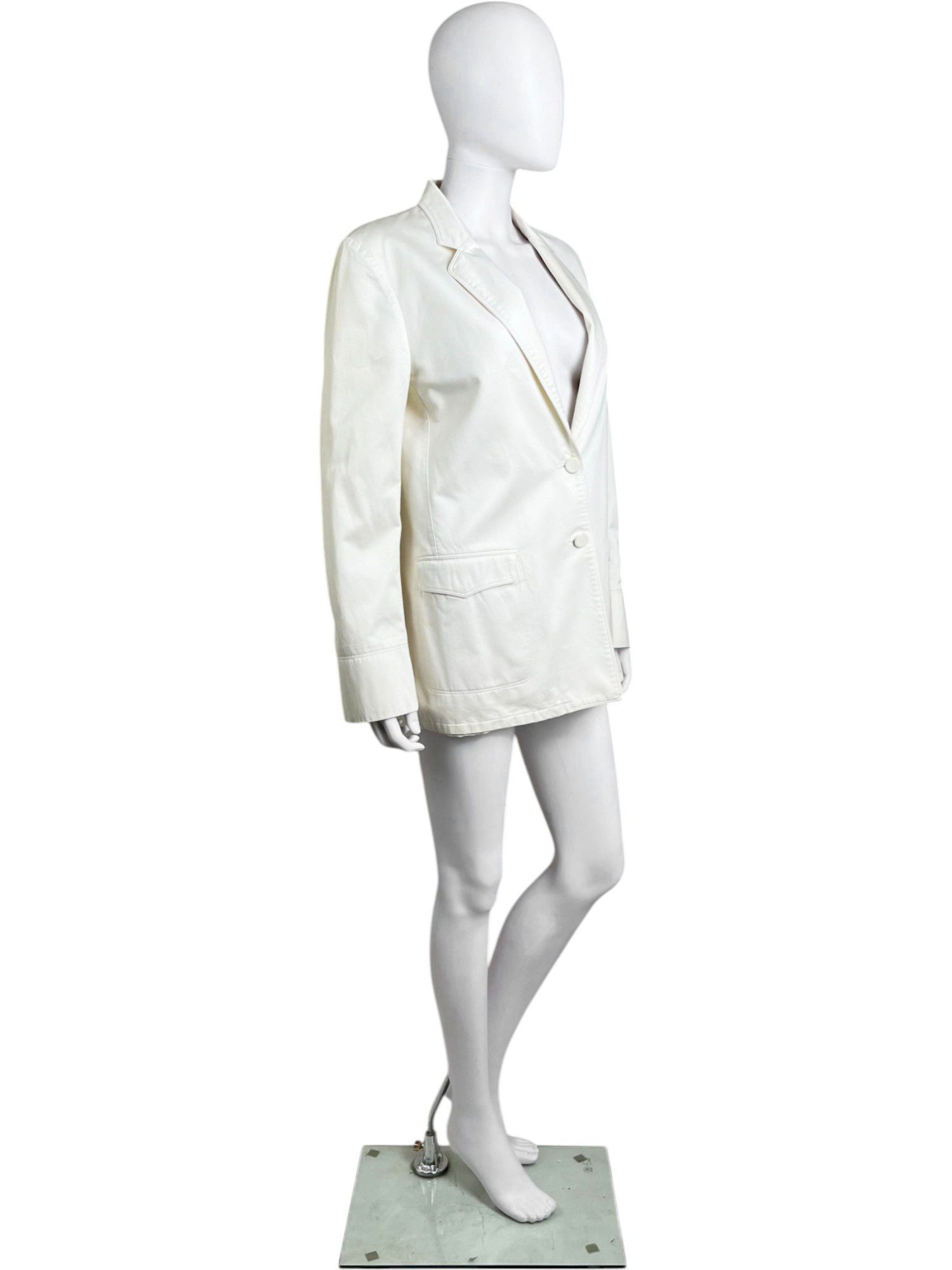 Maison Margiela by Martin S/S 2006 White Cotton Blazer Size M / US 6-8 / IT 42-44 - 6 Thumbnail