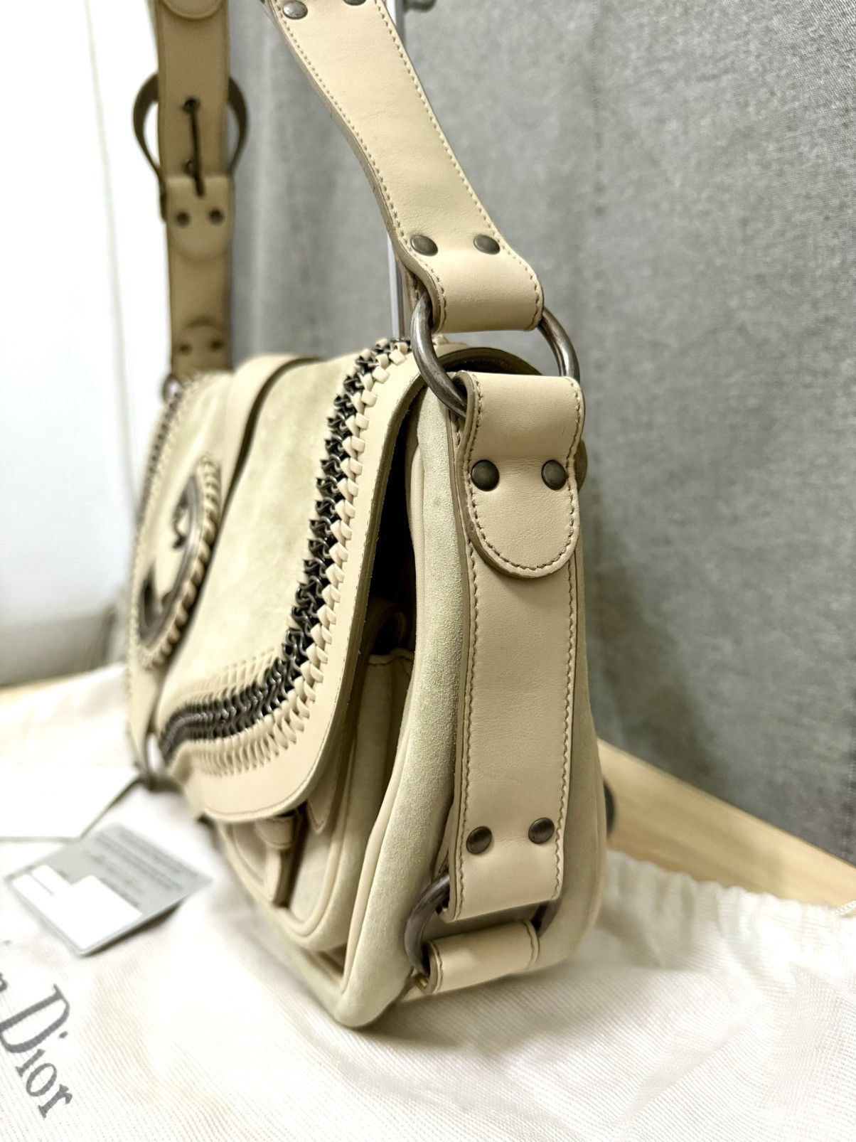 Dior 2005 Christian Dior Gaucho Saddle Bag John Galliano era Size ONE SIZE - 5 Thumbnail