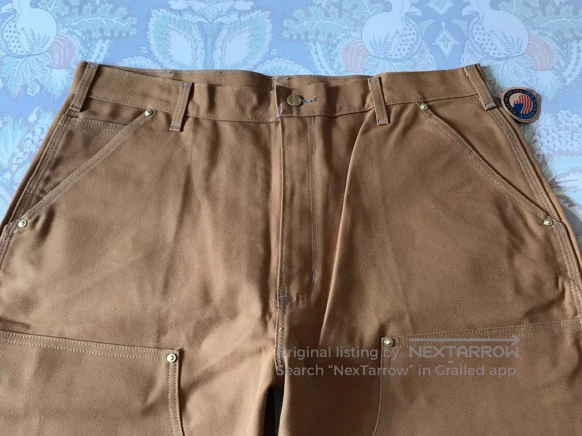 Carhartt Carhartt B01 BRN W38L30 Work Pants. Size US 38 / EU 54 - 4 Thumbnail