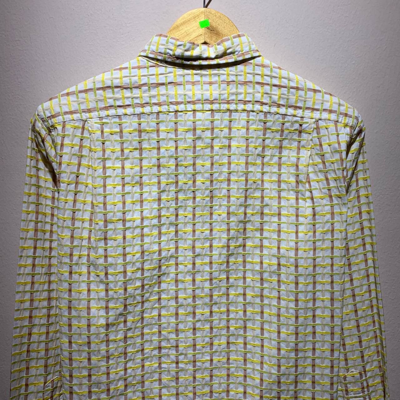 Katharine Hamnett London Katherine Hamnett London Pleated Striped Button Up Shirts Size US M / EU 48-50 / 2 - 4 Thumbnail