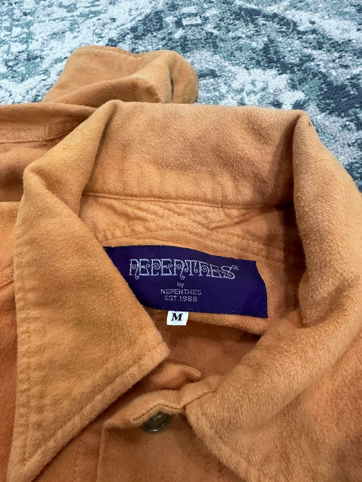 Needles Rare Nepenthes Purple Label Heavy Cotton Double Pocket L/S Size US M / EU 48-50 / 2 - 6 Thumbnail