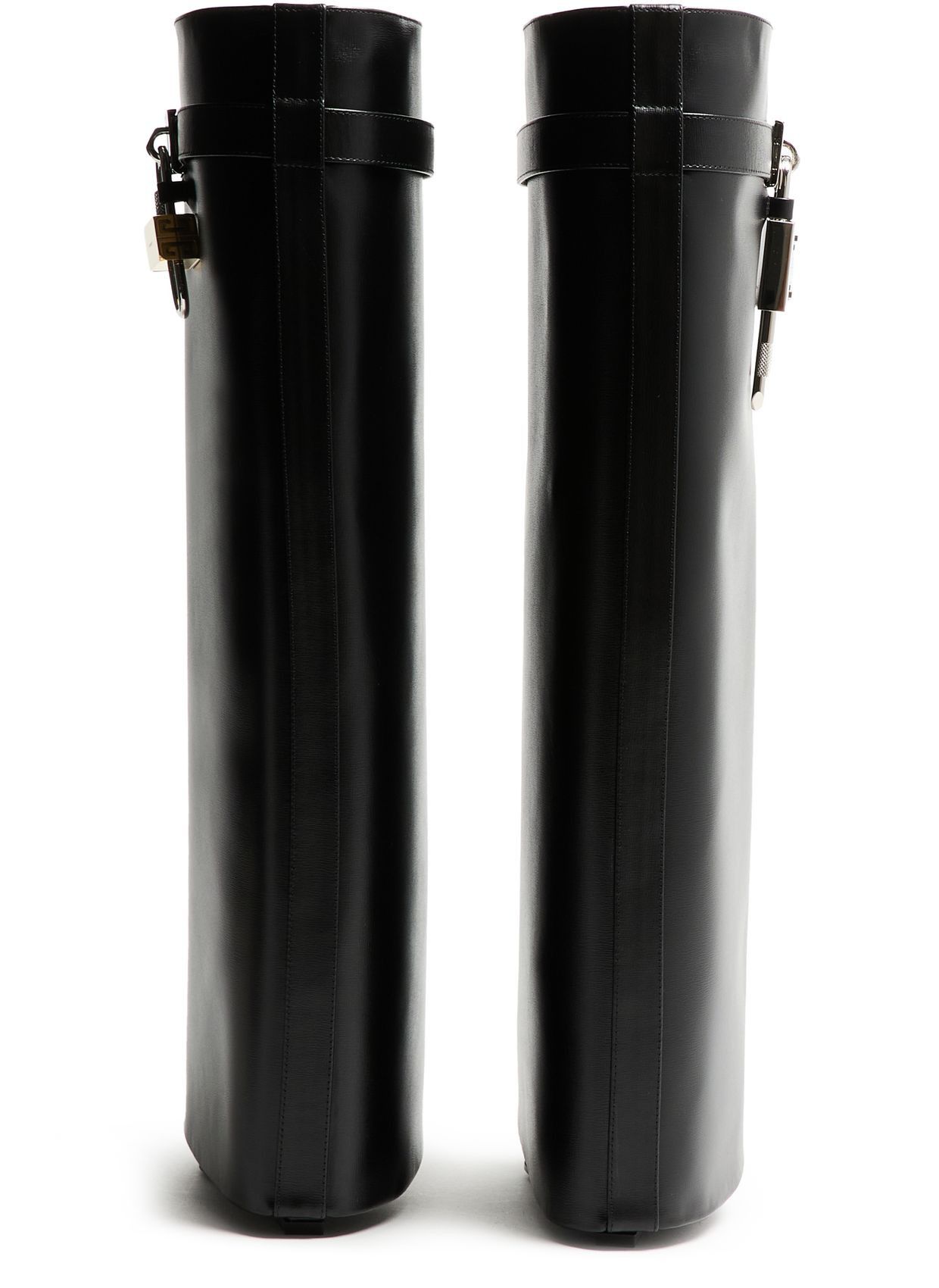 Givenchy o1srvl11e1225 Shark Lock Boots in Black Size US 10.5 / IT 40.5 - 3 Thumbnail