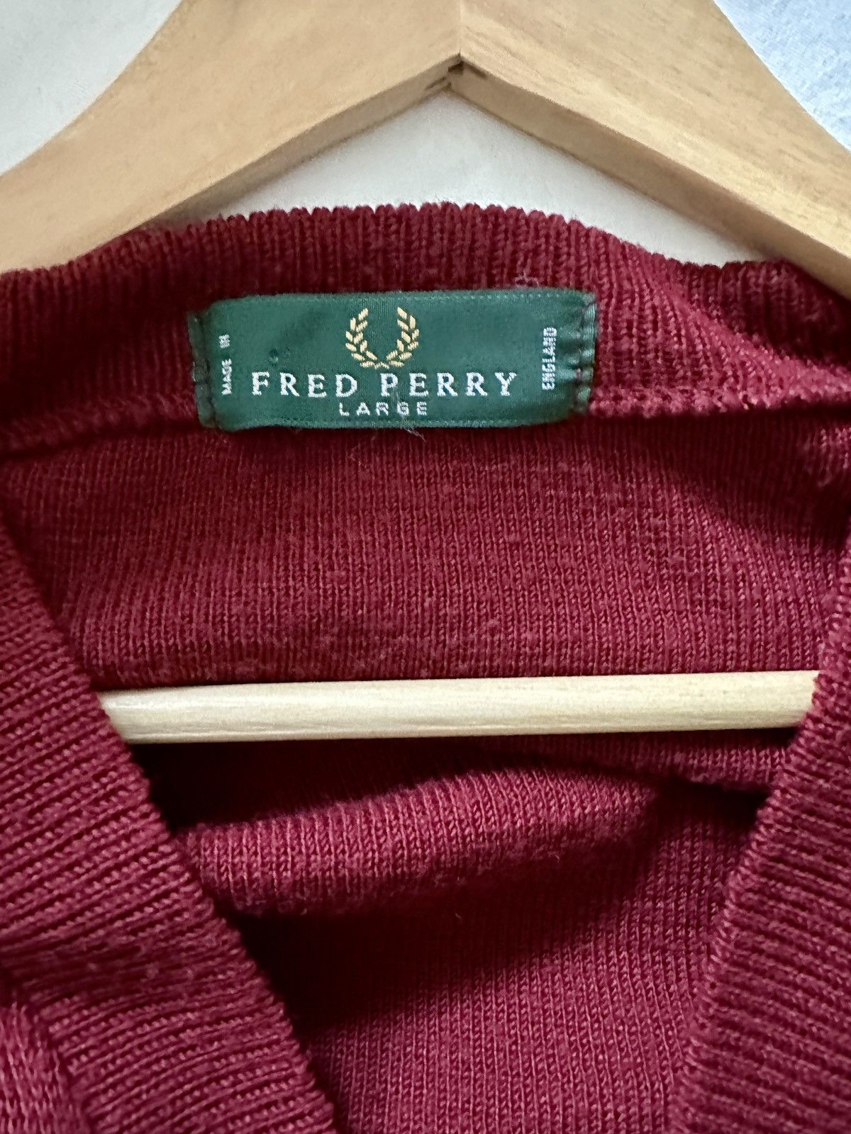 Fred Perry Vintage Fred Perry Cardigan Size US L / EU 52-54 / 3 - 2 Thumbnail