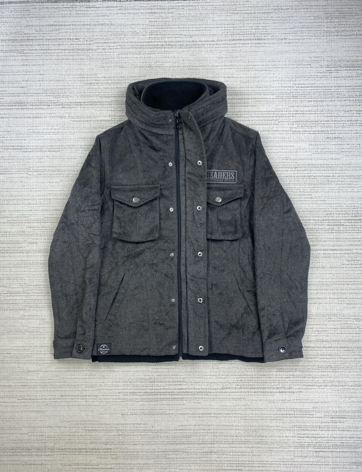 Japanese Brand × Vintage Vintage Headers East Coast Style Wool Zipper Jacket Size US M / EU 48-50 / 2 - 5 Thumbnail