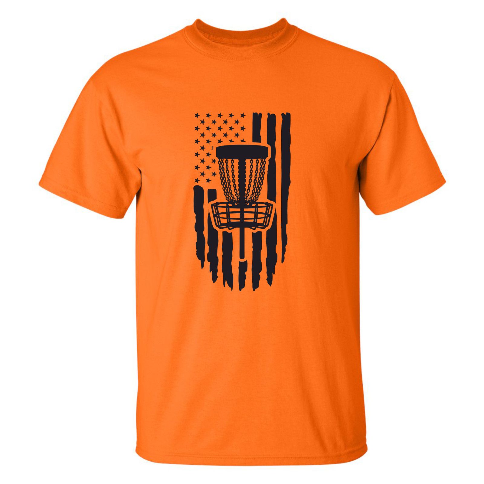 Gildan Disc Golf Shirt American Flag PATRIOTIC Discgolfing T-Shirt Size US L / EU 52-54 / 3 - 11 Thumbnail